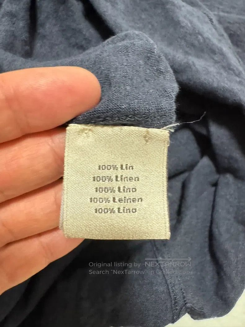 Hermes Hermes 100% linen short-sleeve T-shirt Size US S / EU 44-46 / 1 - 7 Thumbnail
