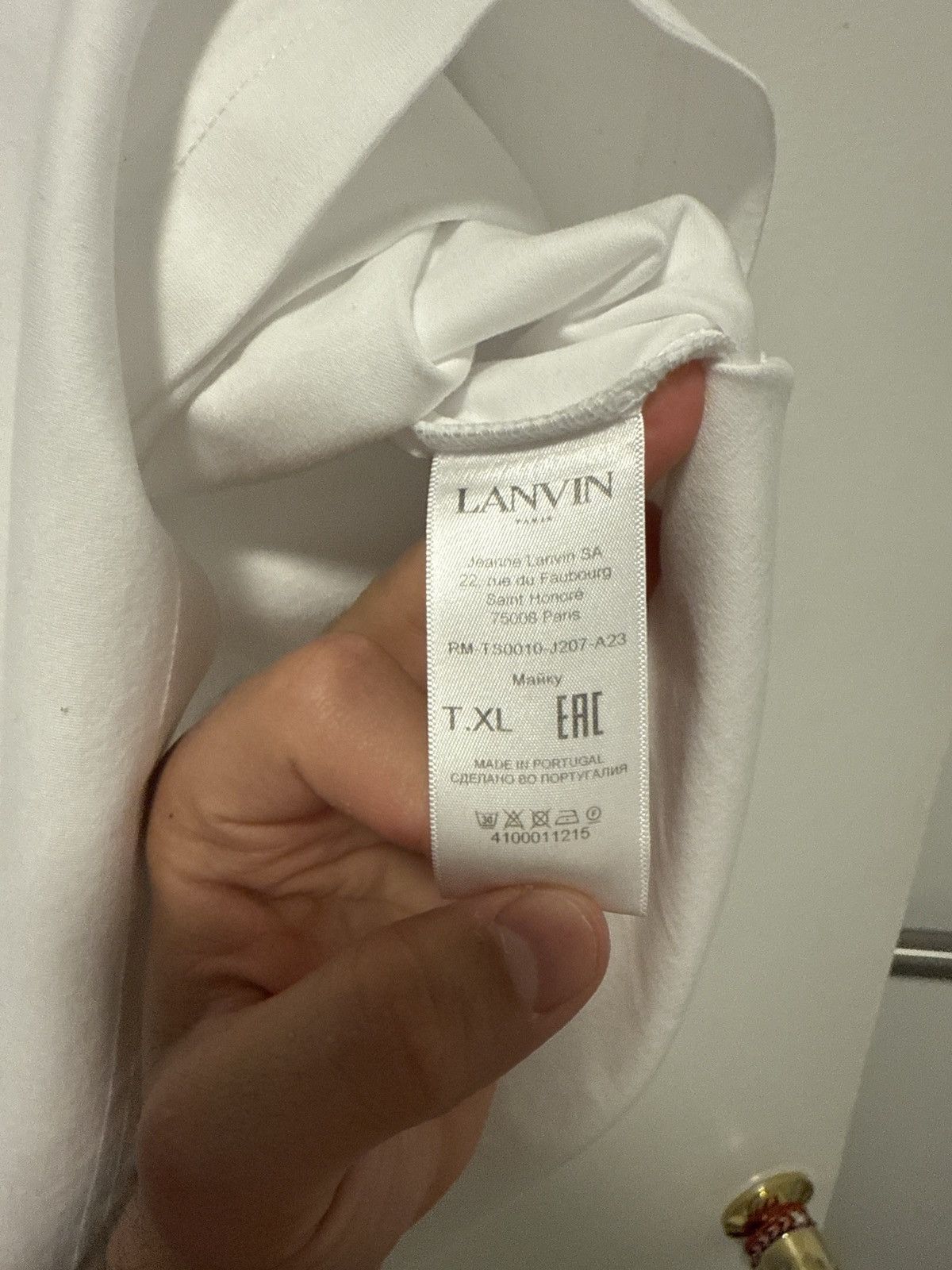 Lanvin Lanvin t shirt Size US XL / EU 56 / 4 - 4 Thumbnail