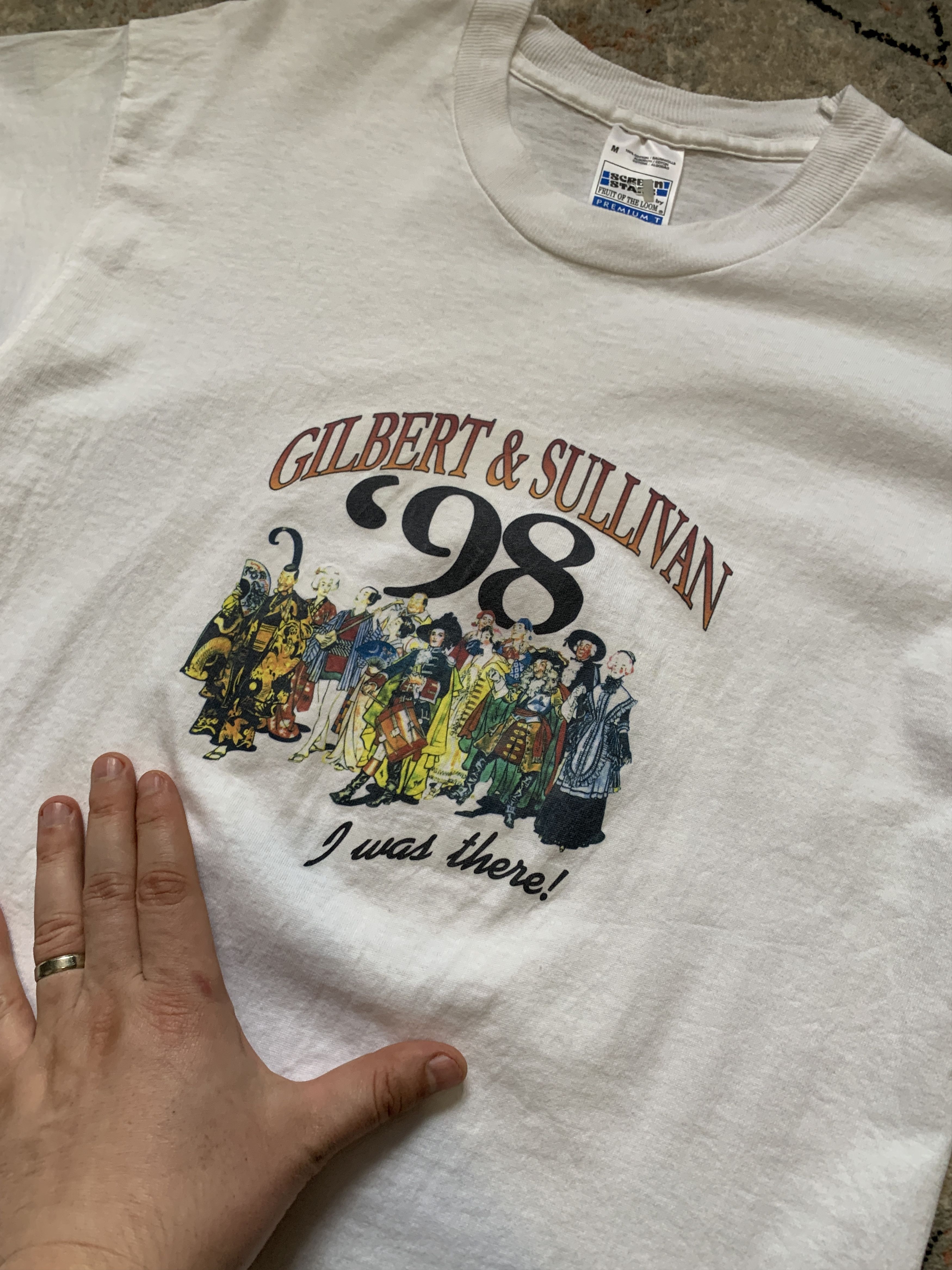 Vintage Vintage Gilbert & Sullivan I Was There! Tee Size US M / EU 48-50 / 2 - 3 Thumbnail