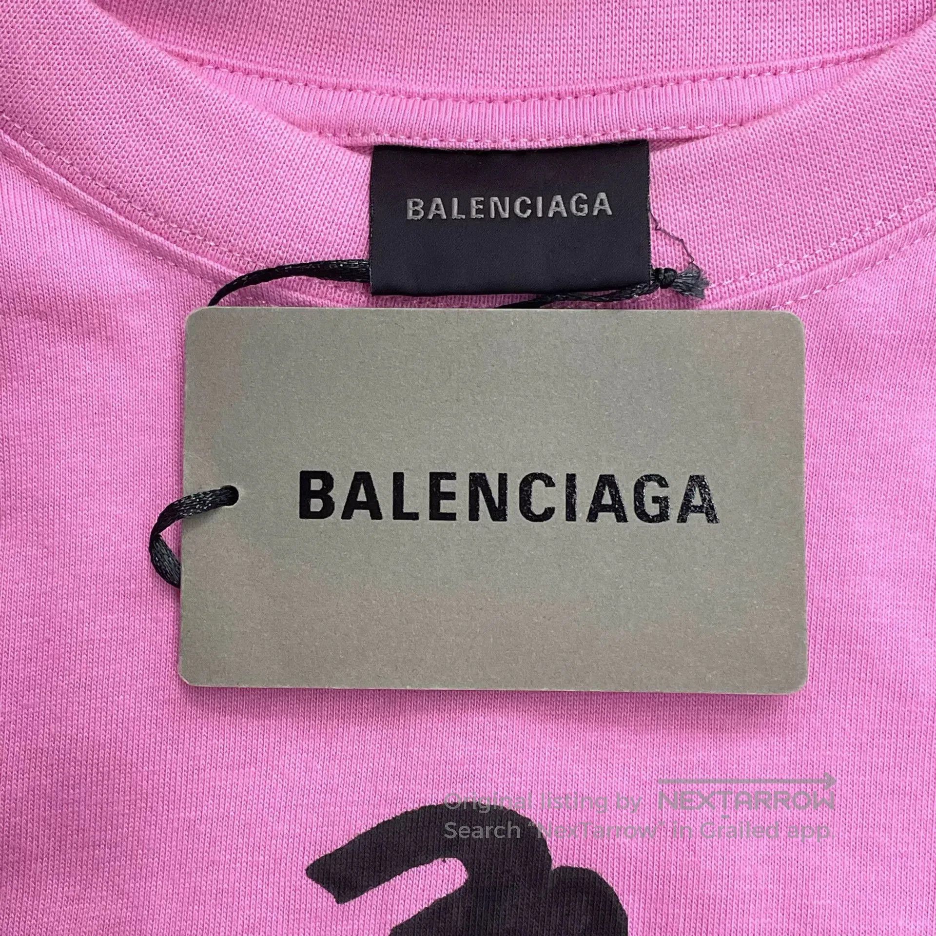 Balenciaga Balenciaga Pink 3B Logo Short. Size L / US 10 / IT 46 - 5 Thumbnail