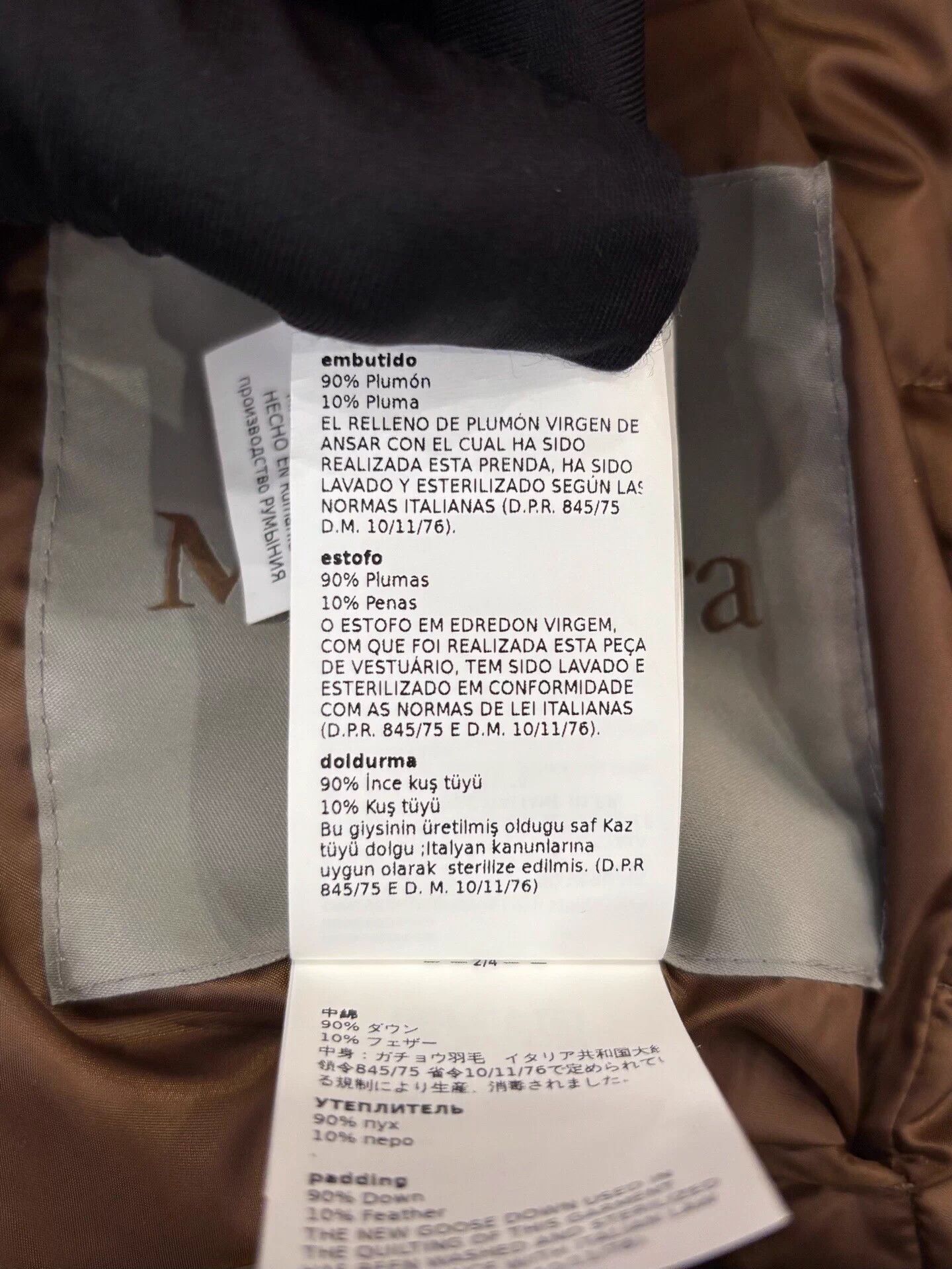 Max Mara MaxMara women's brown irregular tie down coat Size S / US 4 / IT 40 - 7 Thumbnail