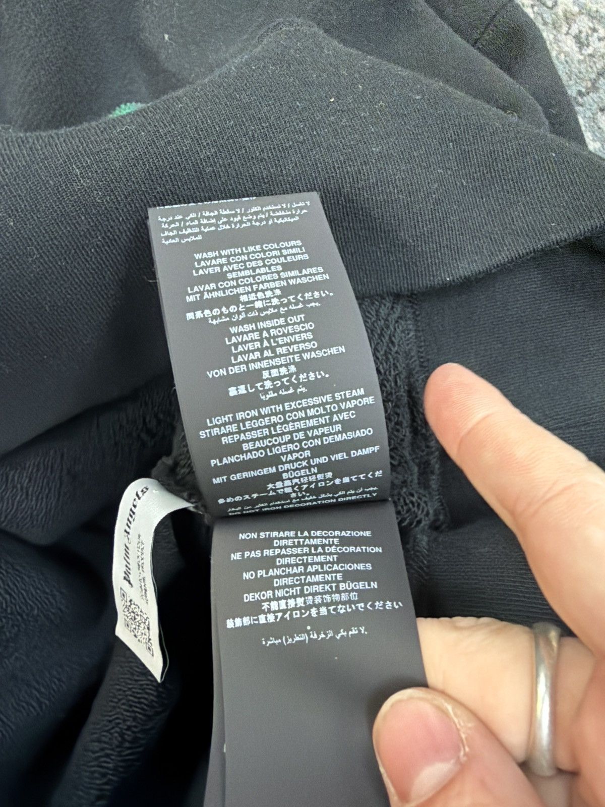 Palm Angels Palm angels script logo hoodie black Size US L / EU 52-54 / 3 - 4 Thumbnail