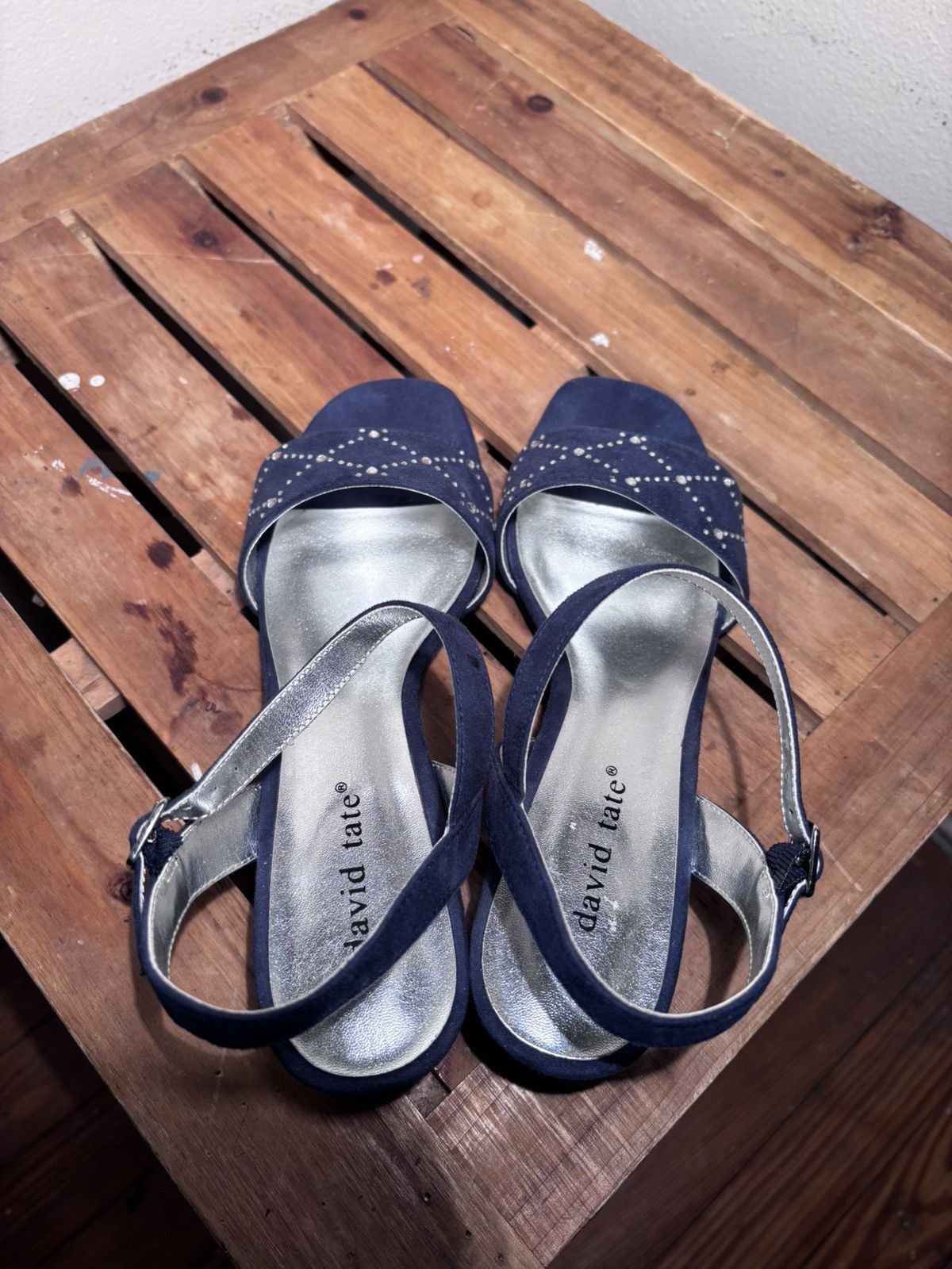 Other David Tate Jeweled Block Heel Shoes Size US 8 / IT 38 - 5 Thumbnail