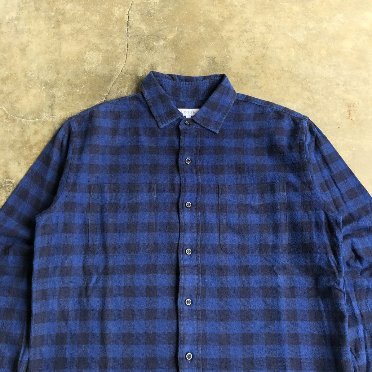 Sugar Cane 2000s Closshi Japan Flanel Plaid Long Slevee Shirt Button Up Size US XL / EU 56 / 4 - 2 Thumbnail