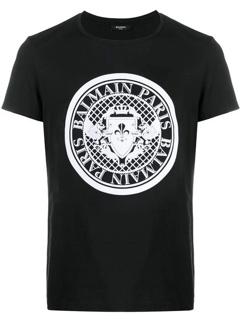 Balmain o1y0426 Crewneck T-Shirt in Black Size US S / EU 44-46 / 1 - 1 Thumbnail