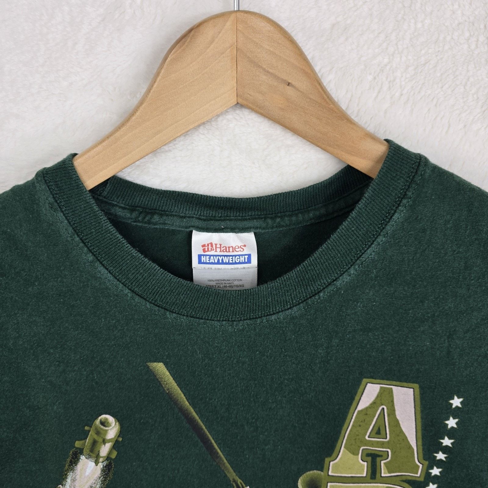 Hanes Vintage US Army Defenders Of Our Freedom Ahirt Size XL Size US XL / EU 56 / 4 - 4 Thumbnail