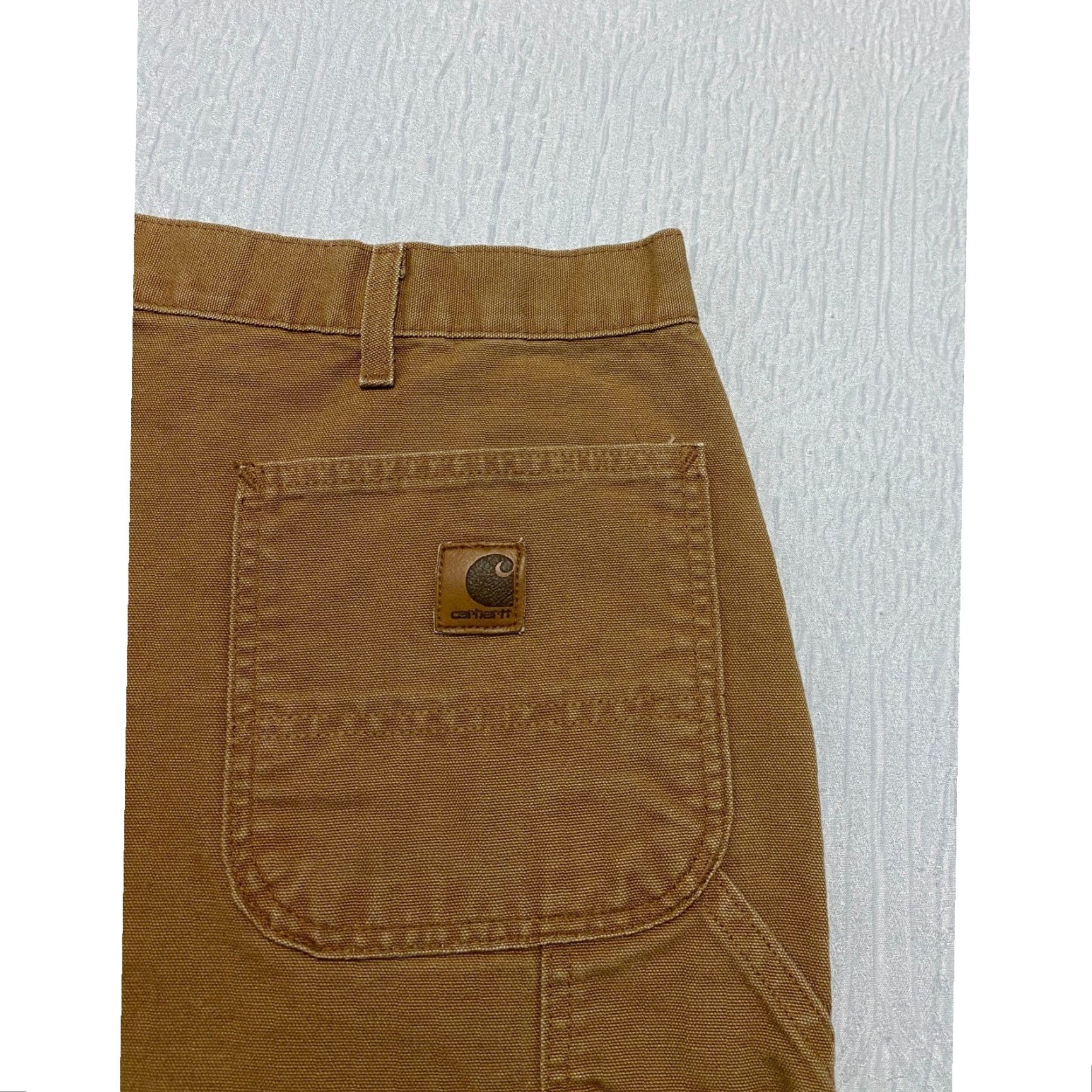 Carhartt Carhartt Pants Carpenter Work Men's 44×32 Brown Duck Canvas 5-Pocket Cargo Pocket Relaxed Straight Engineers Workwear Mens Size US 44 / EU 60 - 3 Thumbnail