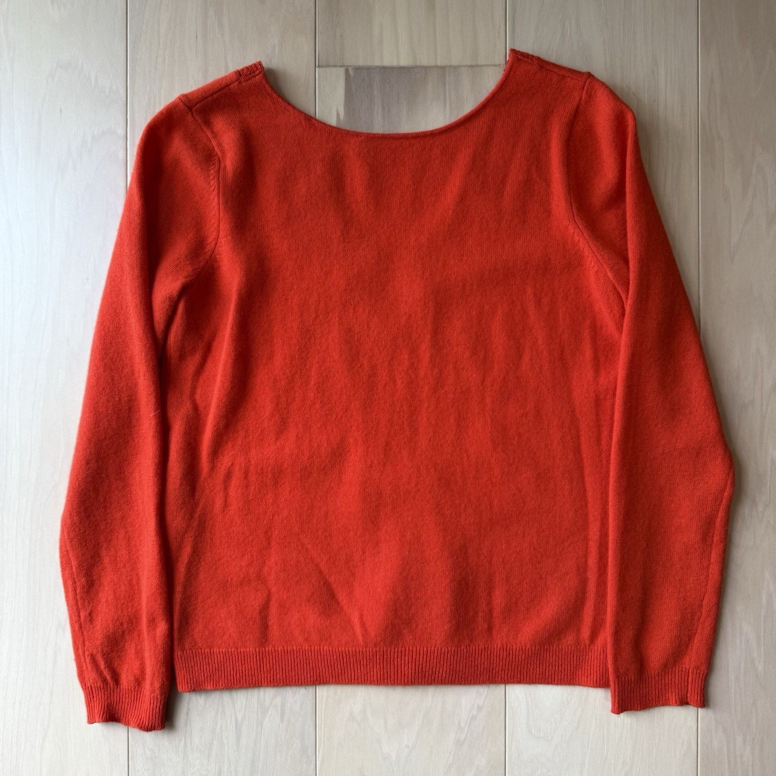 Sezane Sezane Janelle Sweater Women's Small Red Wool Cashmere Glam Size S / US 4 / IT 40 - 8 Thumbnail