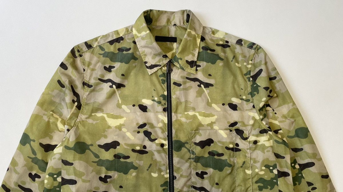 Prada S/S 17 Sample Nylon Camo Zip Jacket Size US M / EU 48-50 / 2 - 2 Thumbnail