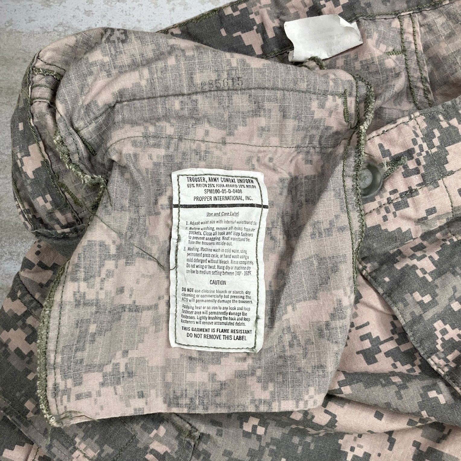 Vintage Vintage 90s Military Digital Camo Tactical Pants Baggy Wide Size US 36 / EU 52 - 5 Thumbnail