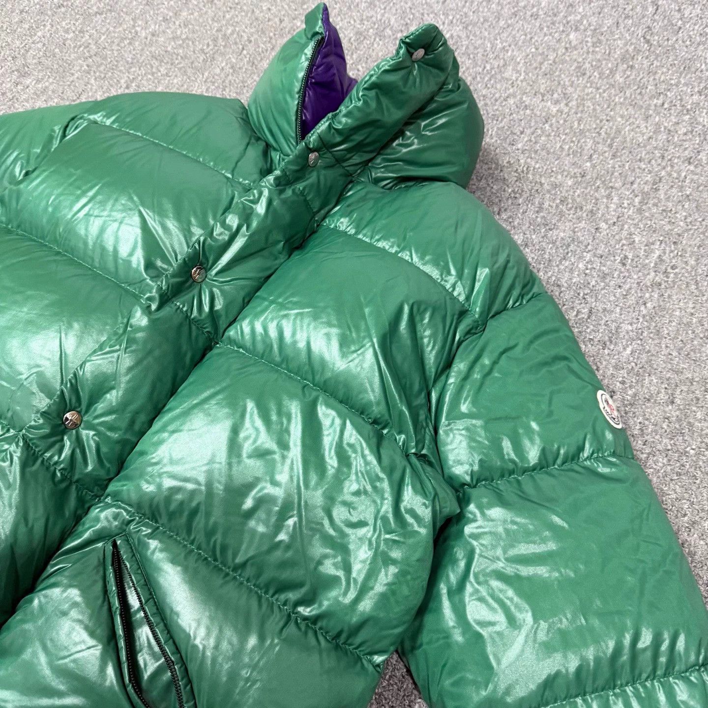 Moncler Moncler 1952 Series Green Puffer Jacket 0 Size XS / US 0-2 / IT 36-38 - 3 Thumbnail