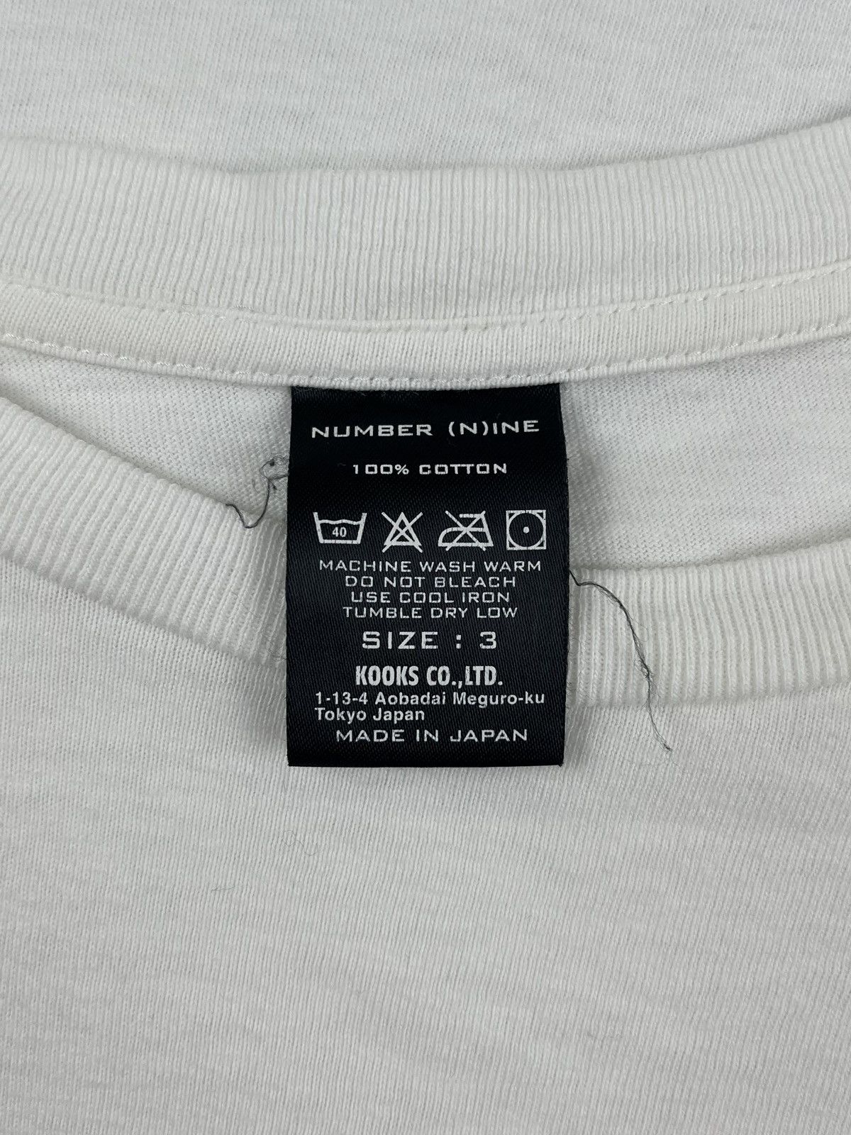 Japanese Brand Number (N)ine I Love Grandma Print Tshirt White Size US M / EU 48-50 / 2 - 5 Thumbnail
