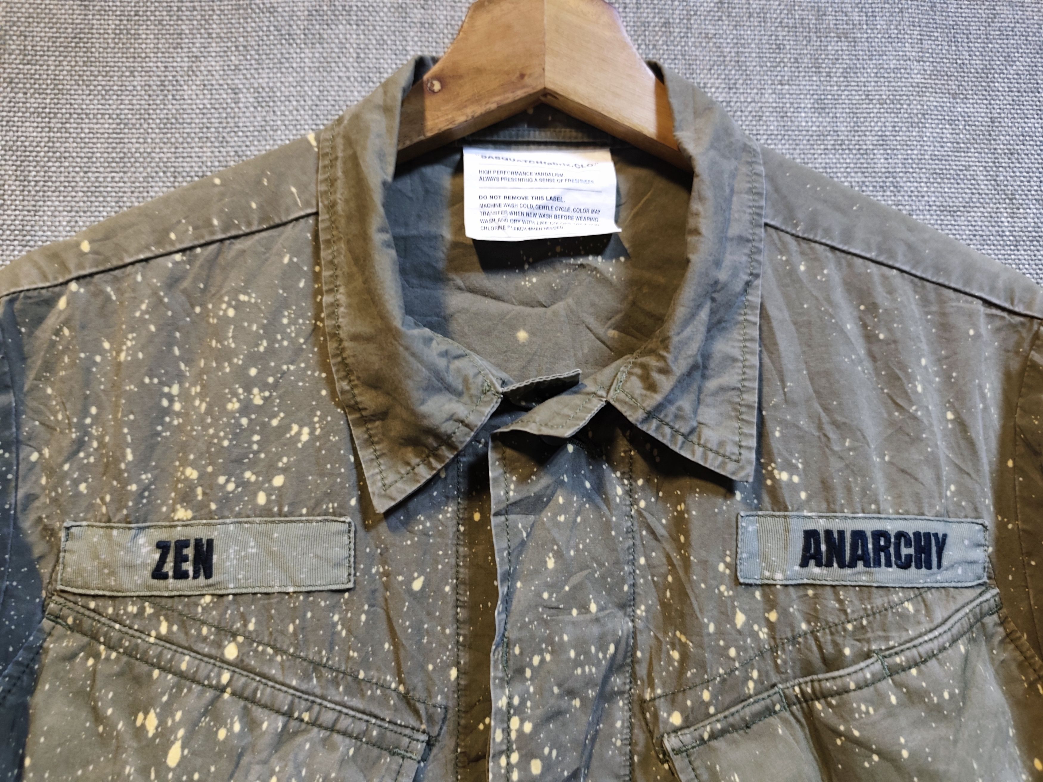 Sasquatchfabrix ​SS11 Sasquatchfabrix "Zen Anarchy" Dragon Splatter Jacket Size US M / EU 48-50 / 2 - 8 Thumbnail