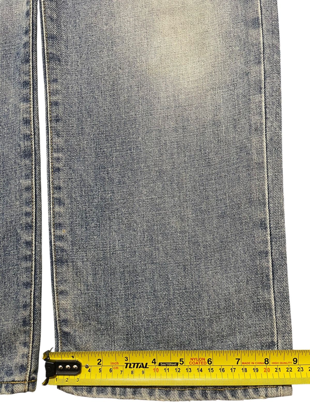 Uniqlo Vintage Uniqlo Blue Mud Wash Faded Distress Whiskers Baggy Size US 36 / EU 52 - 16 Thumbnail