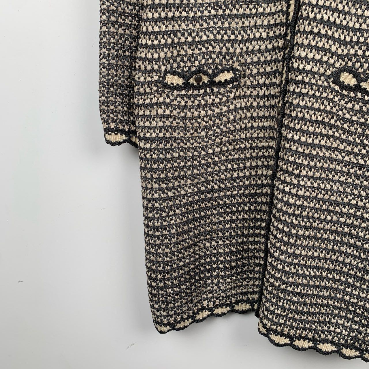Dior Dior Black & White Striped Silk-Wool Blend (Size S) Size XS / US 0-2 / IT 36-38 - 6 Thumbnail
