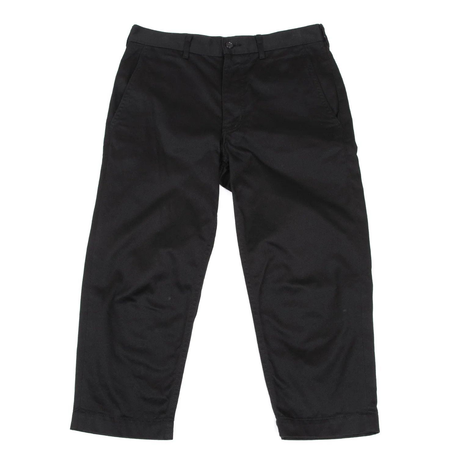 Comme des Garcons Homme Plus Cotton Tapered Pants in Black, Size XS Size US 30 / EU 46 - 1 Thumbnail