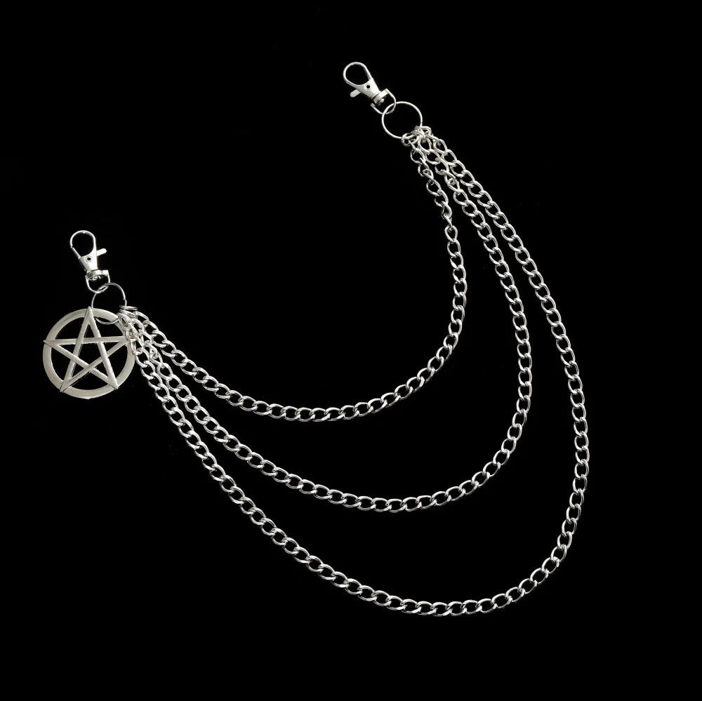 Jewelry Pentagram Pants Belt Waist Chains Jewelry Accessories Size ONE SIZE - 4 Thumbnail