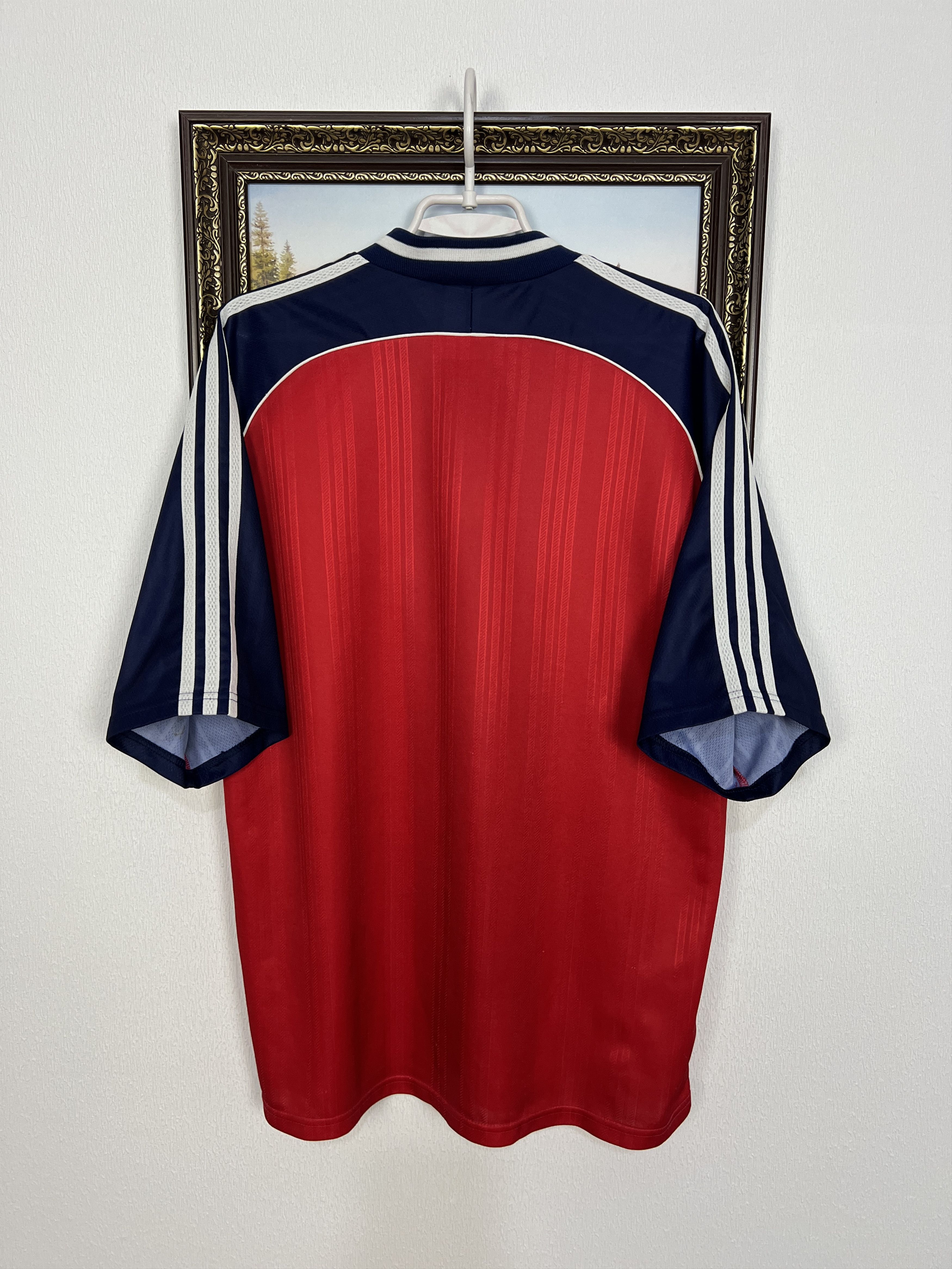 Adidas Vintage 90's Football Template Shirt Soccer Jersey Trikot Size US L / EU 52-54 / 3 - 7 Thumbnail