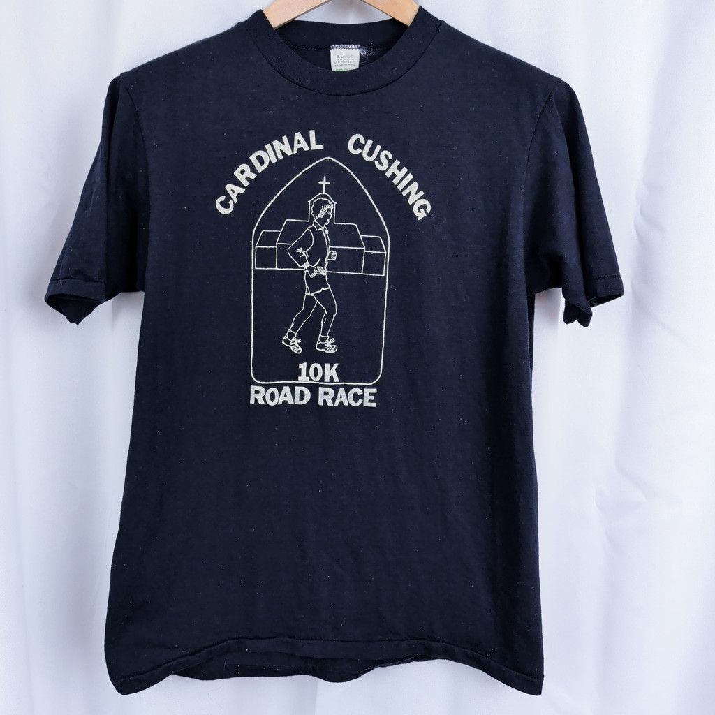 Vintage Vintage Single Stitch Cardinal Cushing Road Race T-Shirt Size US S / EU 44-46 / 1 - 4 Thumbnail