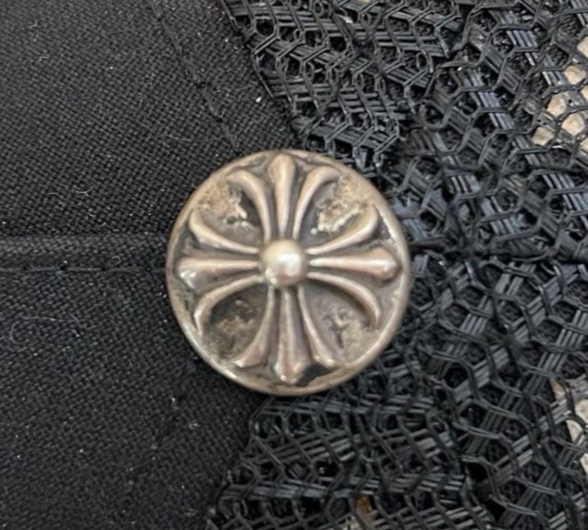 Chrome Hearts Chrome Hearts Fleur-de-lis scroll embroidered baseball cap Size ONE SIZE - 3 Thumbnail