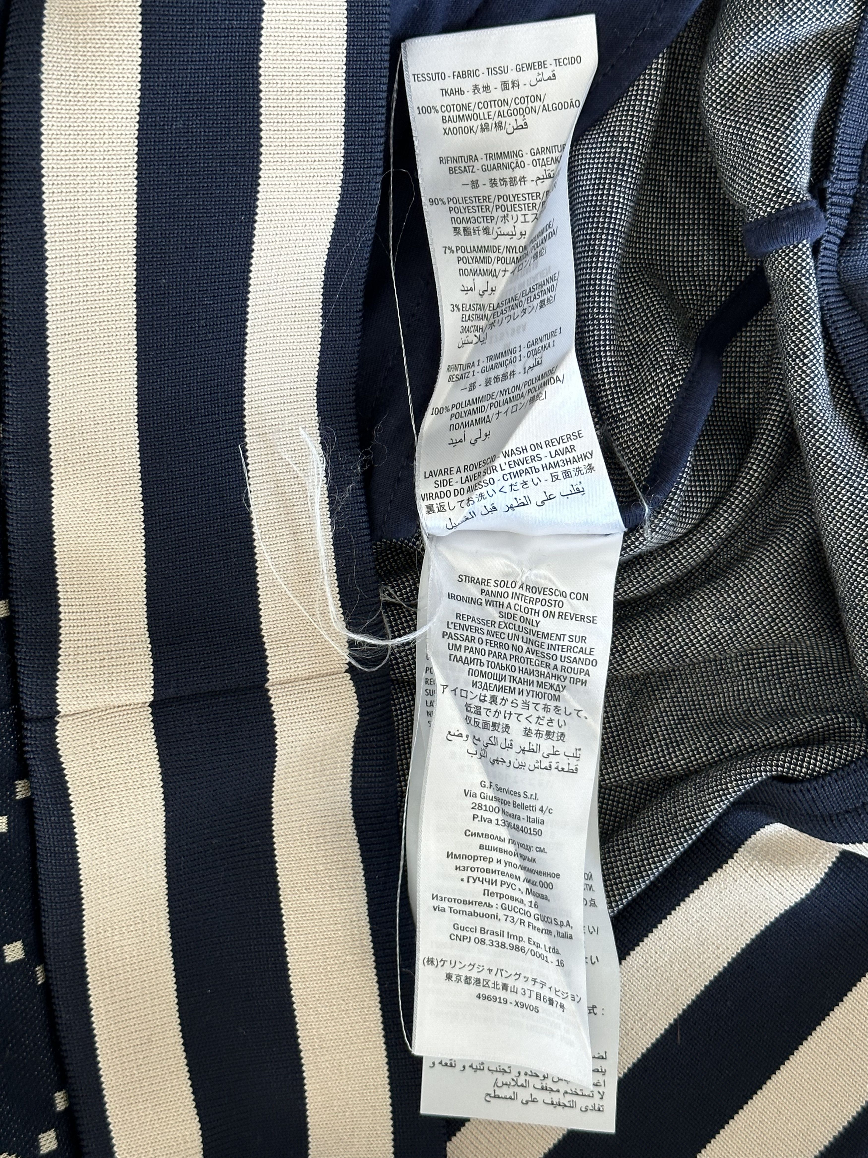 Gucci Gucci Blue & White GG Jacquard Monogram Track Jacket Size US M / EU 48-50 / 2 - 5 Thumbnail