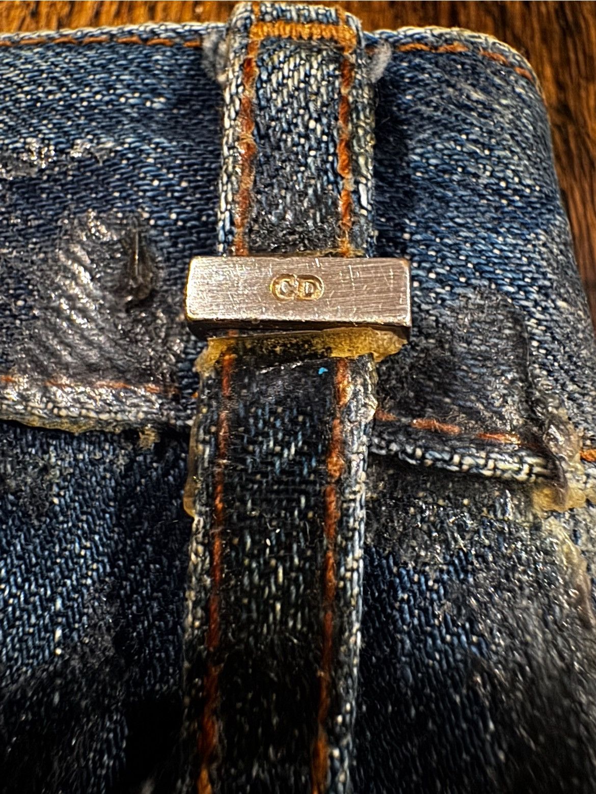 Hedi Slimane AW06 Dior Homme Blue Lusters Denim Size US 29 - 3 Thumbnail