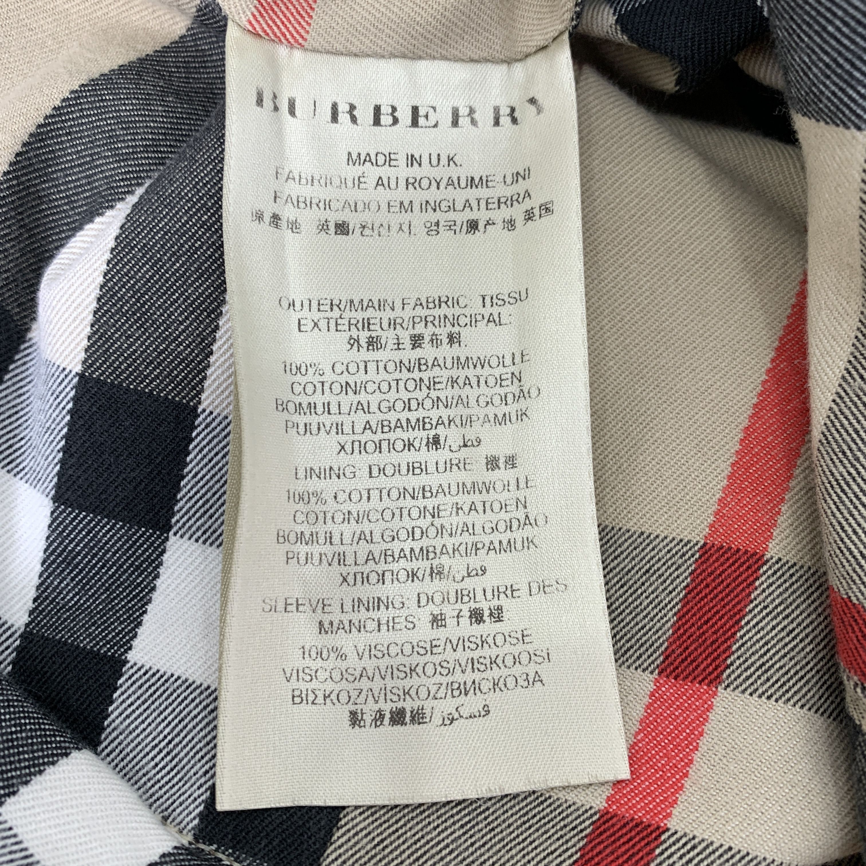Burberry Burberry Brown Belted Double-Breasted Trench Coat (Size XS) Size XS / US 0-2 / IT 36-38 - 3 Thumbnail