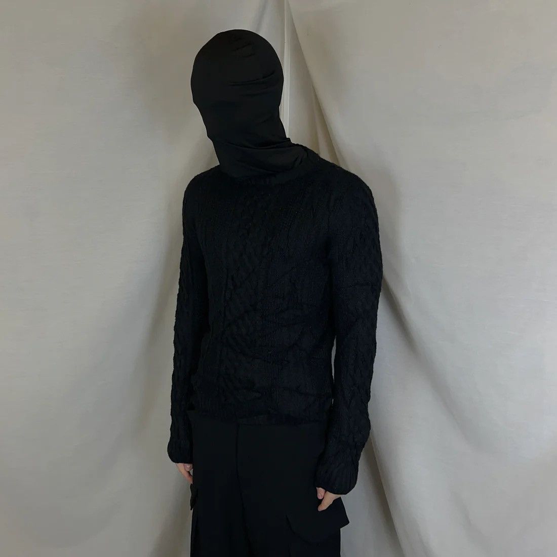 Comme des Garcons Comme des Garcons Shirt Distorted Web Cable Knit Sweater Size US M / EU 48-50 / 2 - 2 Thumbnail