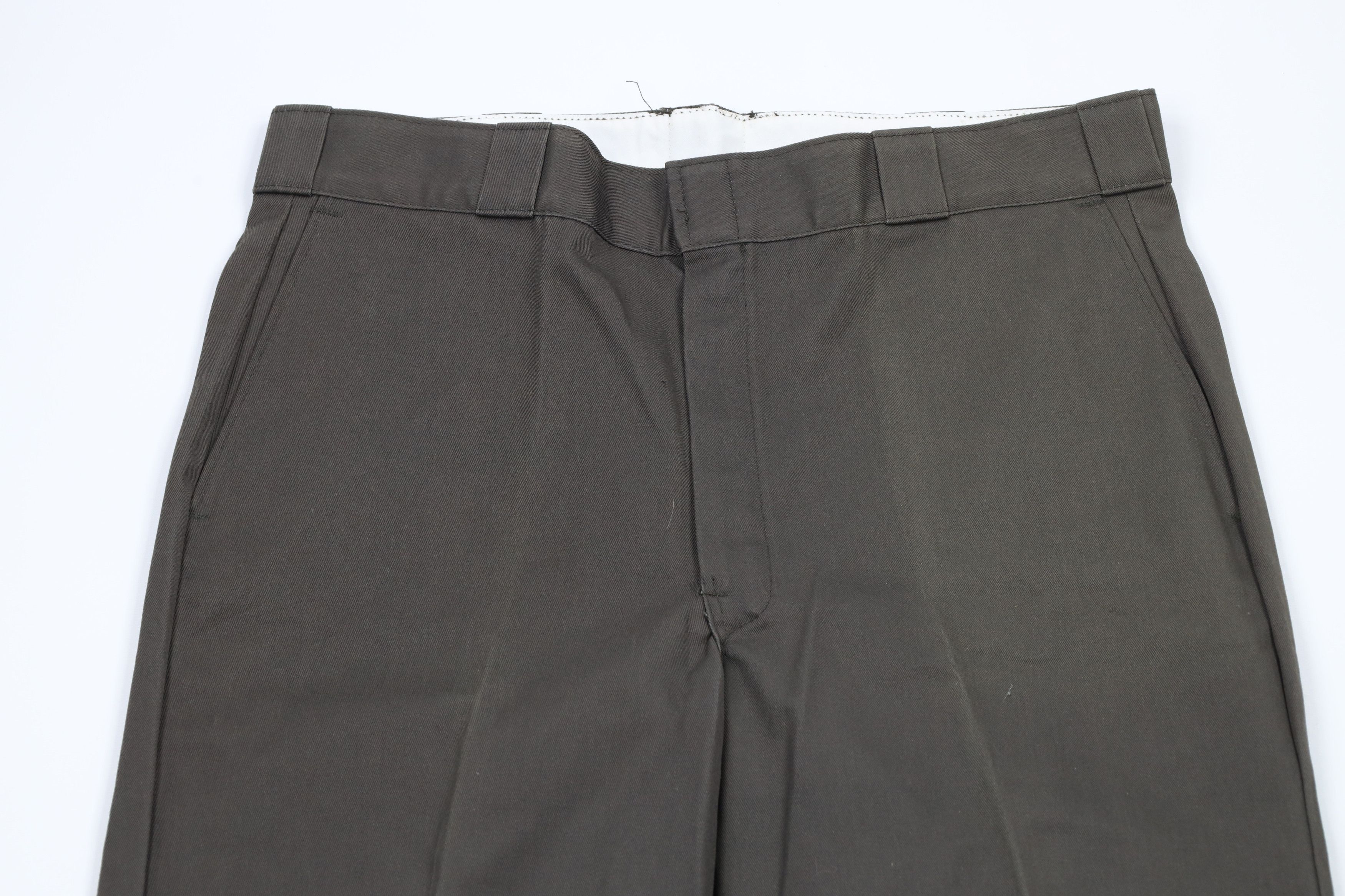 Dickies × Vintage Vintage 90s Dickies Workwear Wide Leg Pants Green USA Size US 36 / EU 52 - 2 Thumbnail