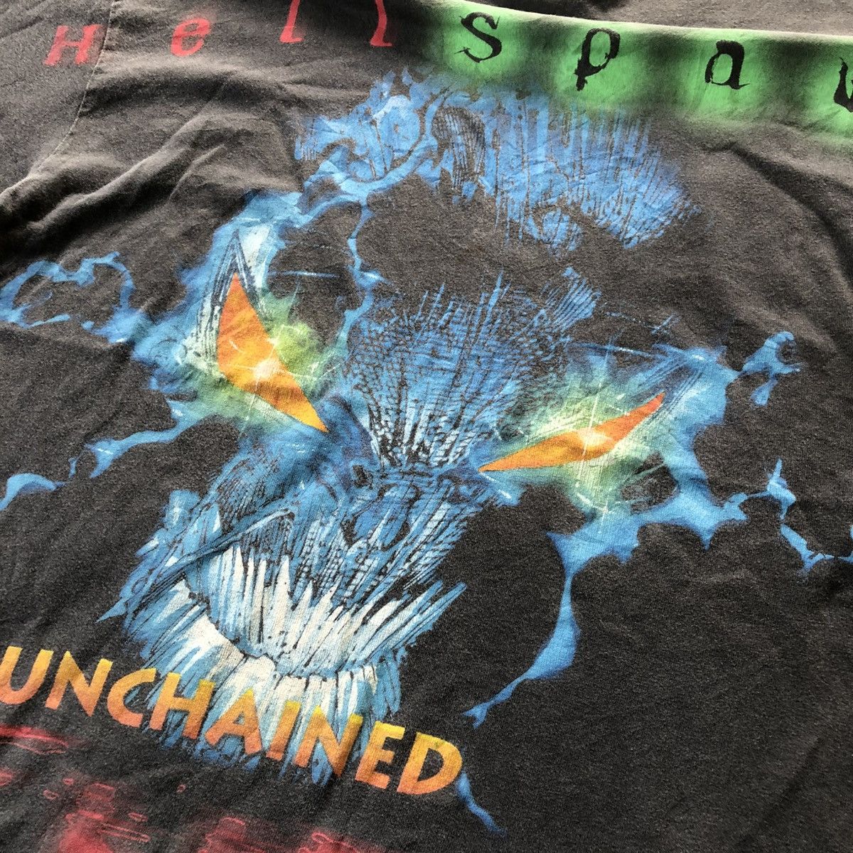 Giant SPAWN 1997 Hell Spawn Unchained Fury T-Shirt Size US XL / EU 56 / 4 - 5 Thumbnail