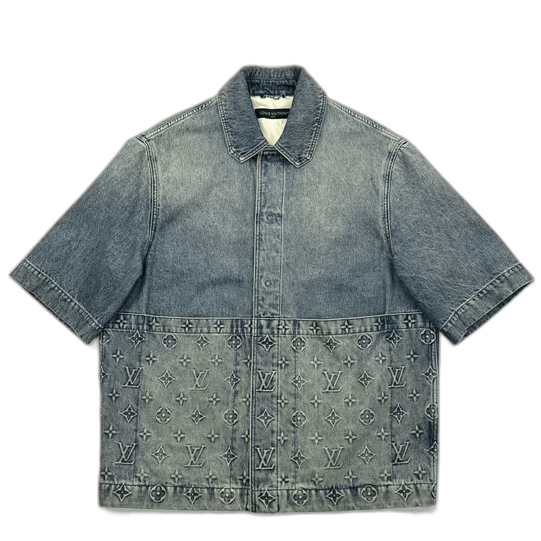 Louis Vuitton Louis Vuitton Denim Short Sleeve Jacket Size US L / EU 52-54 / 3 - 1 Thumbnail