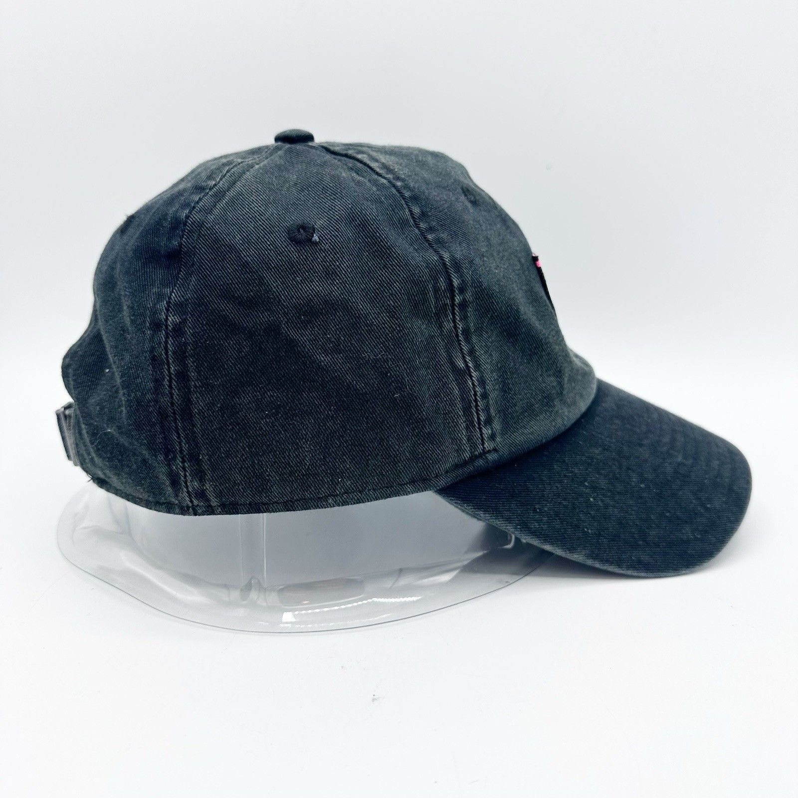 Nike Women's Nike Sportswear Heritage 86 Washed Black Cap Hat Size ONE SIZE - 4 Thumbnail