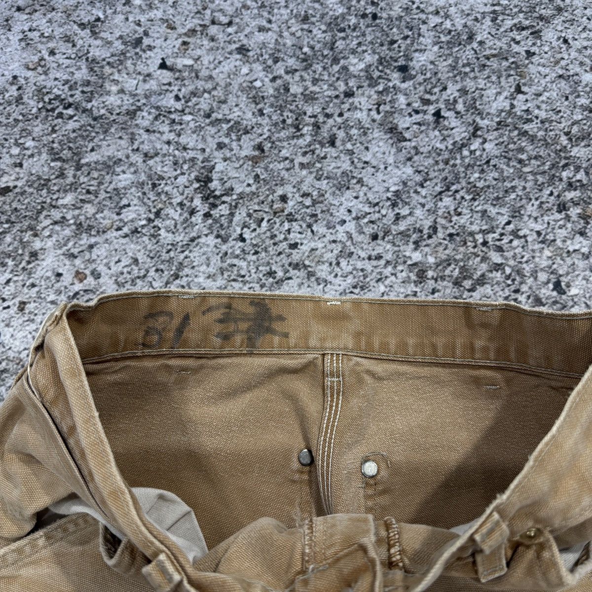 Carhartt 90s Carhartt Thrashed Faded Double Knee Pants ERD Grunge Size US 30 / EU 46 - 7 Thumbnail