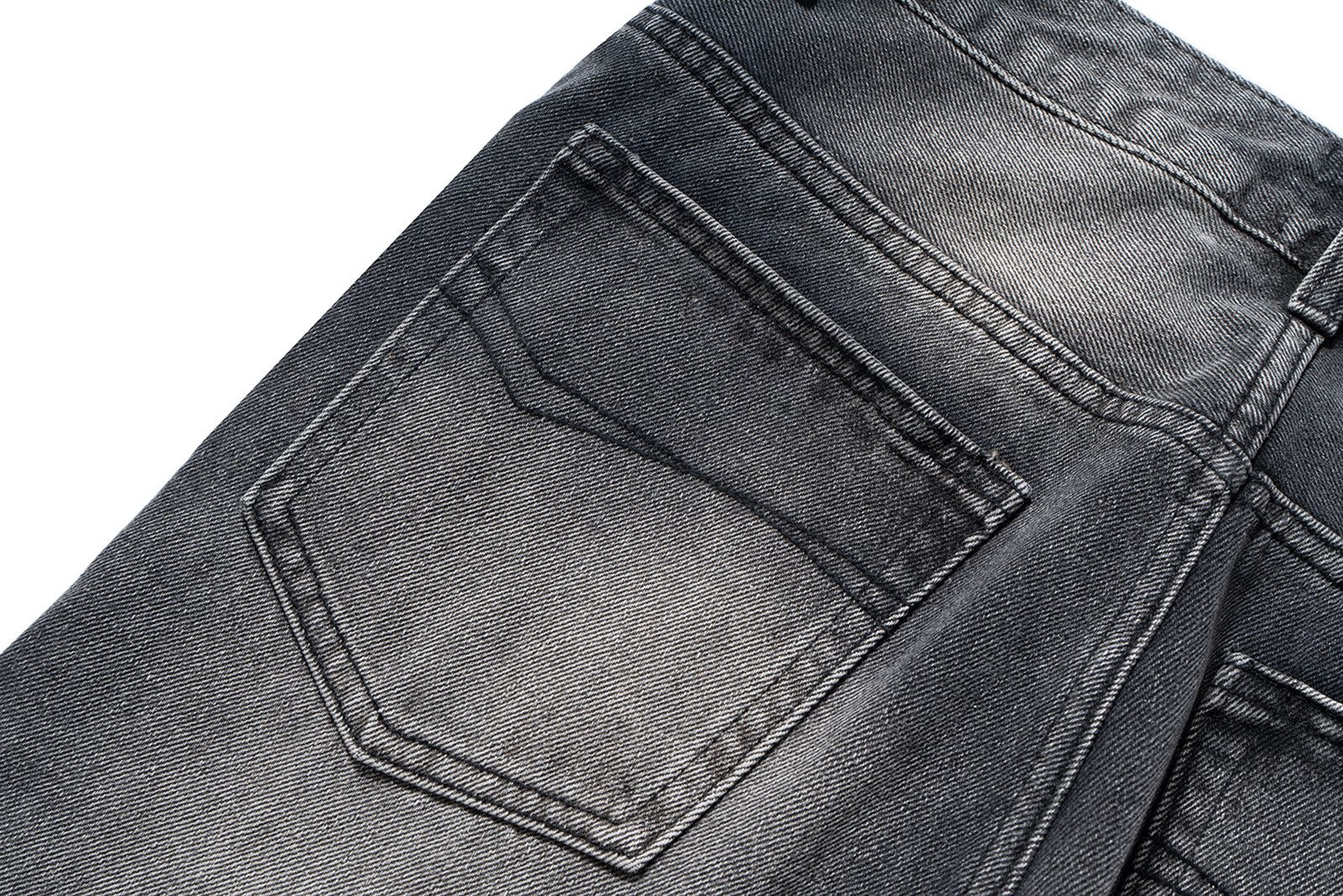 Japanese Brand × Jean New Black Grey Washed Casual Baggy Jeans Size US 35 - 6 Thumbnail