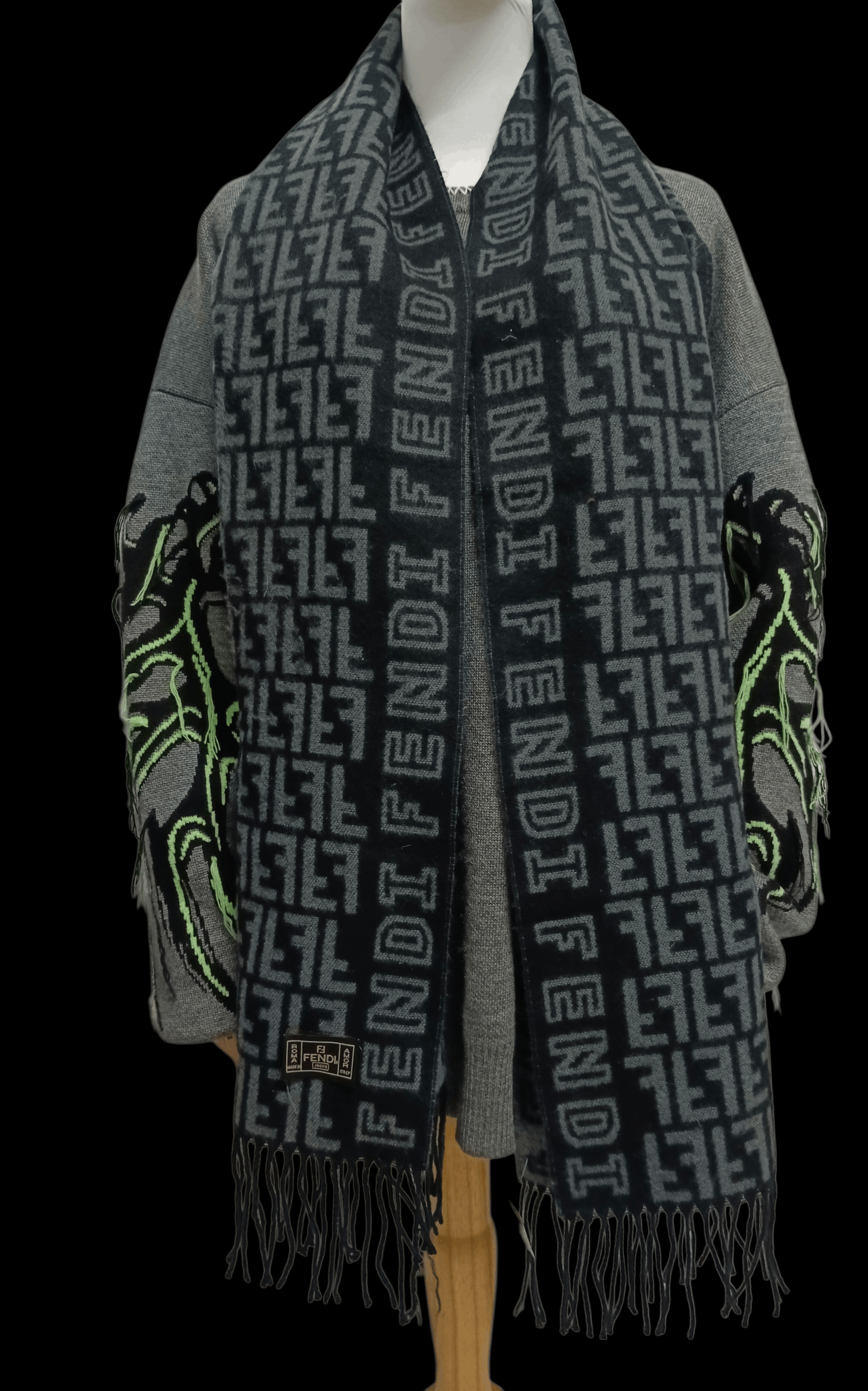 Fendi FENDI ROMA WOOL SCAFT Size ONE SIZE - 1 Thumbnail