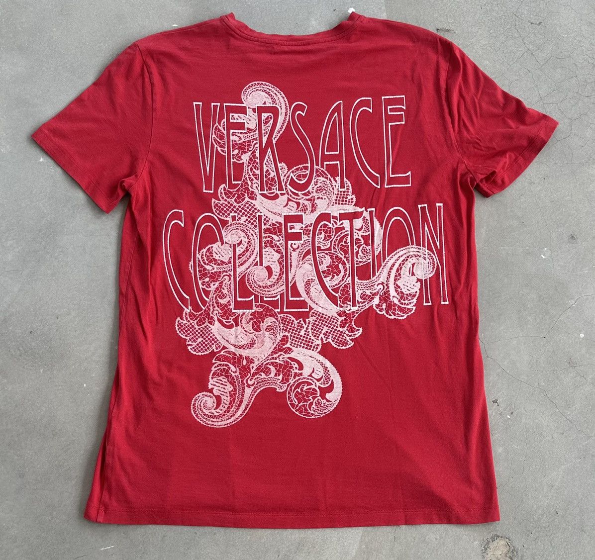 Tシャツ・カットソー VERSACE Men T Shirts 78GAH6RB JS462 G03 WHITE Versace logo-print T-shirt | White | FARFETCH