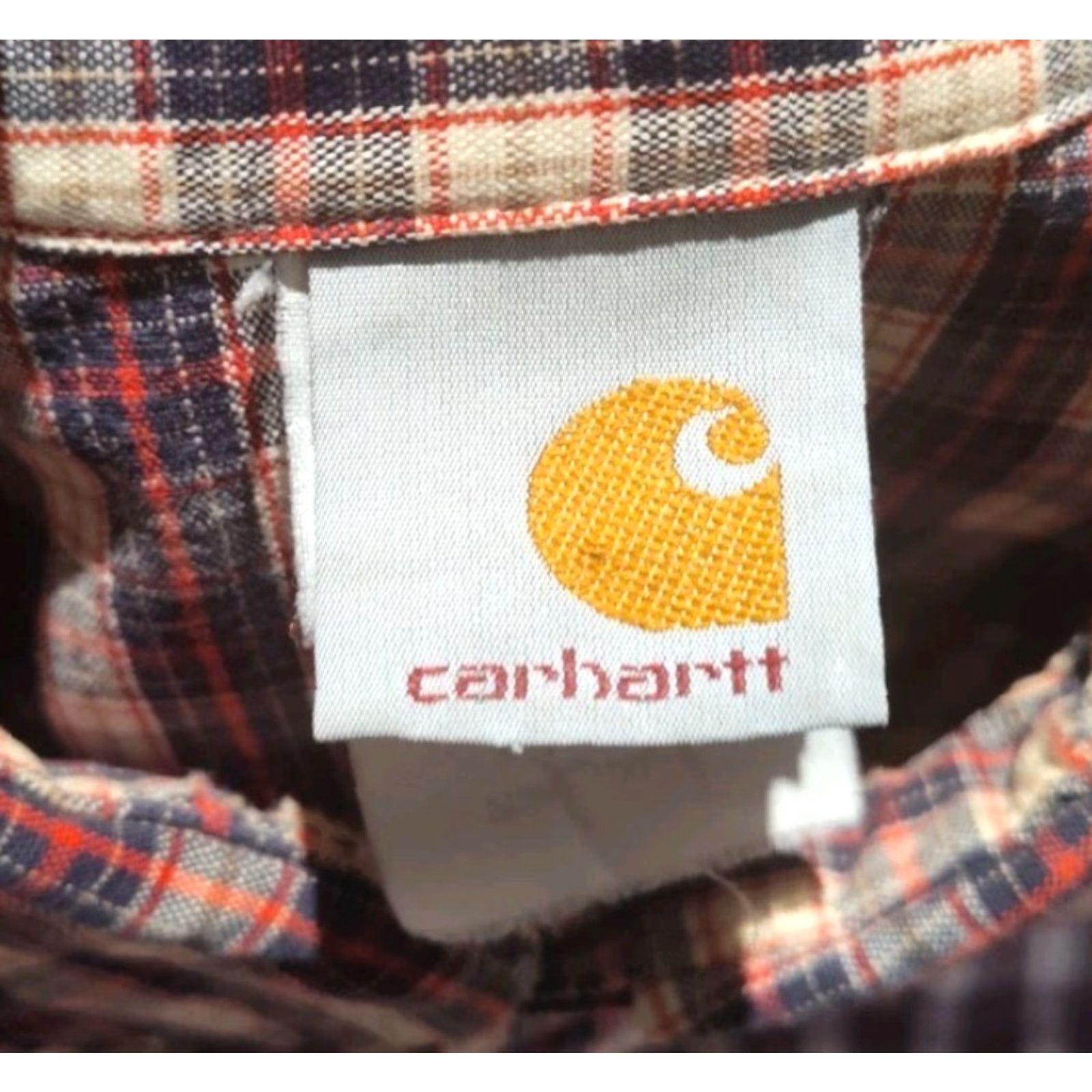 Carhartt VINTAGE Carhartt Flannel Shirt Men XL Plaid Heavyweight Button-Down USA Made Red 90s Grunge Outdoor Mens Size US XL / EU 56 / 4 - 7 Thumbnail