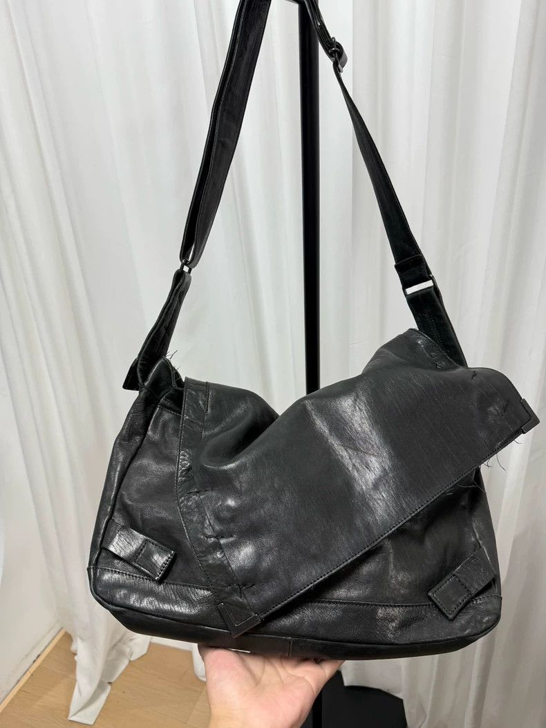Yohji Yamamoto yohji yamamoto Horse skin satchel with copper buckle bag Size ONE SIZE - 9 Thumbnail