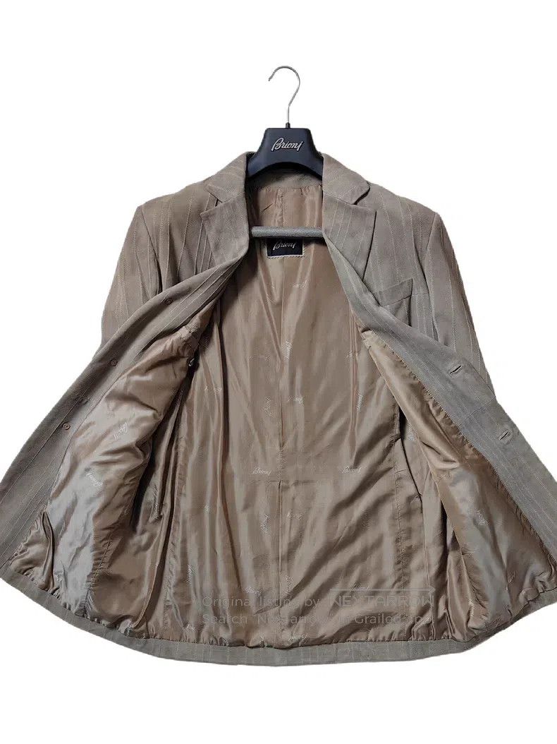 Brioni Brioni Suede leather handmade leather jacket Size US L / EU 52-54 / 3 - 4 Thumbnail