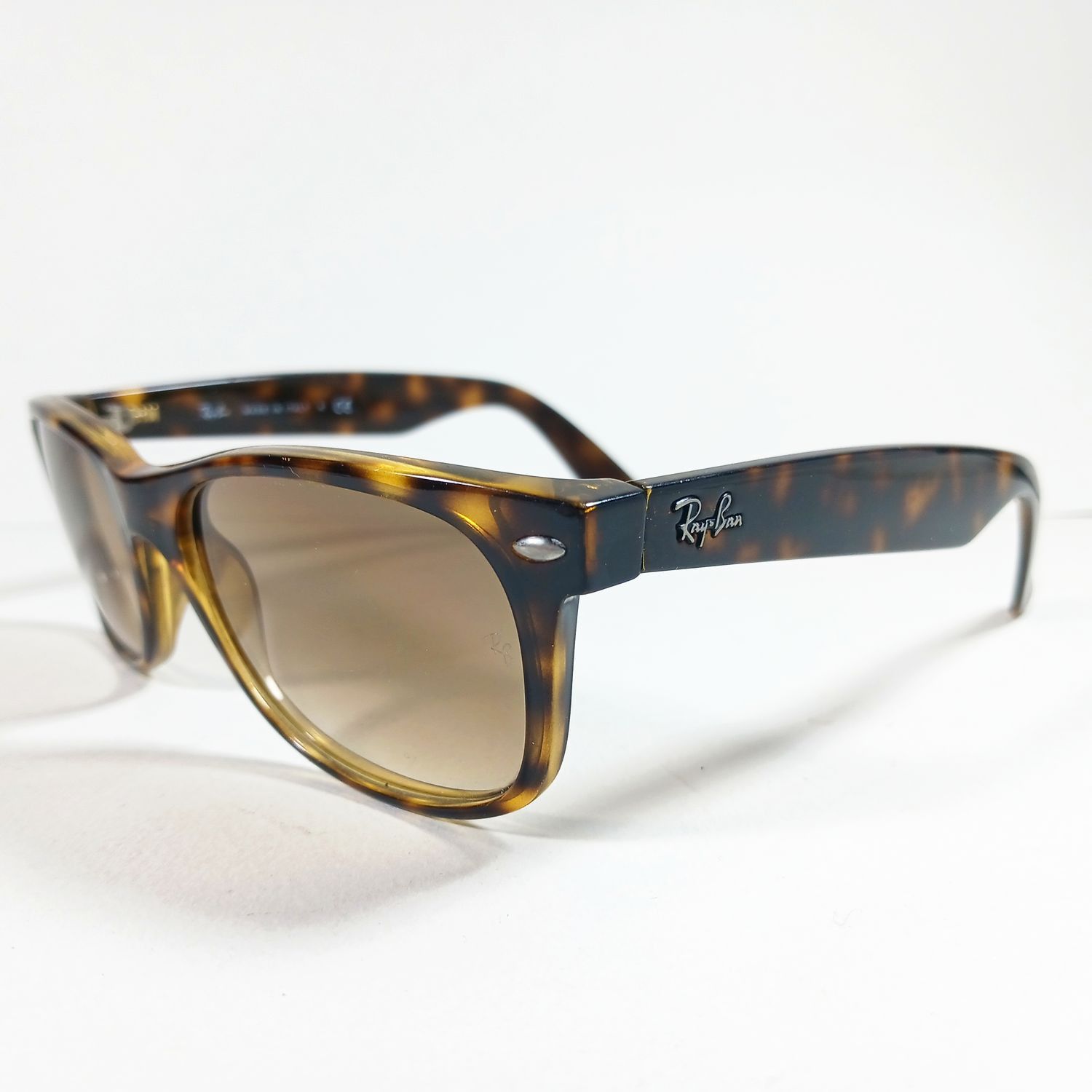 RayBan Ray Ban RB2132 Tortoise New Wayfarer Gradient Sunglasses Size ONE SIZE - 4 Thumbnail