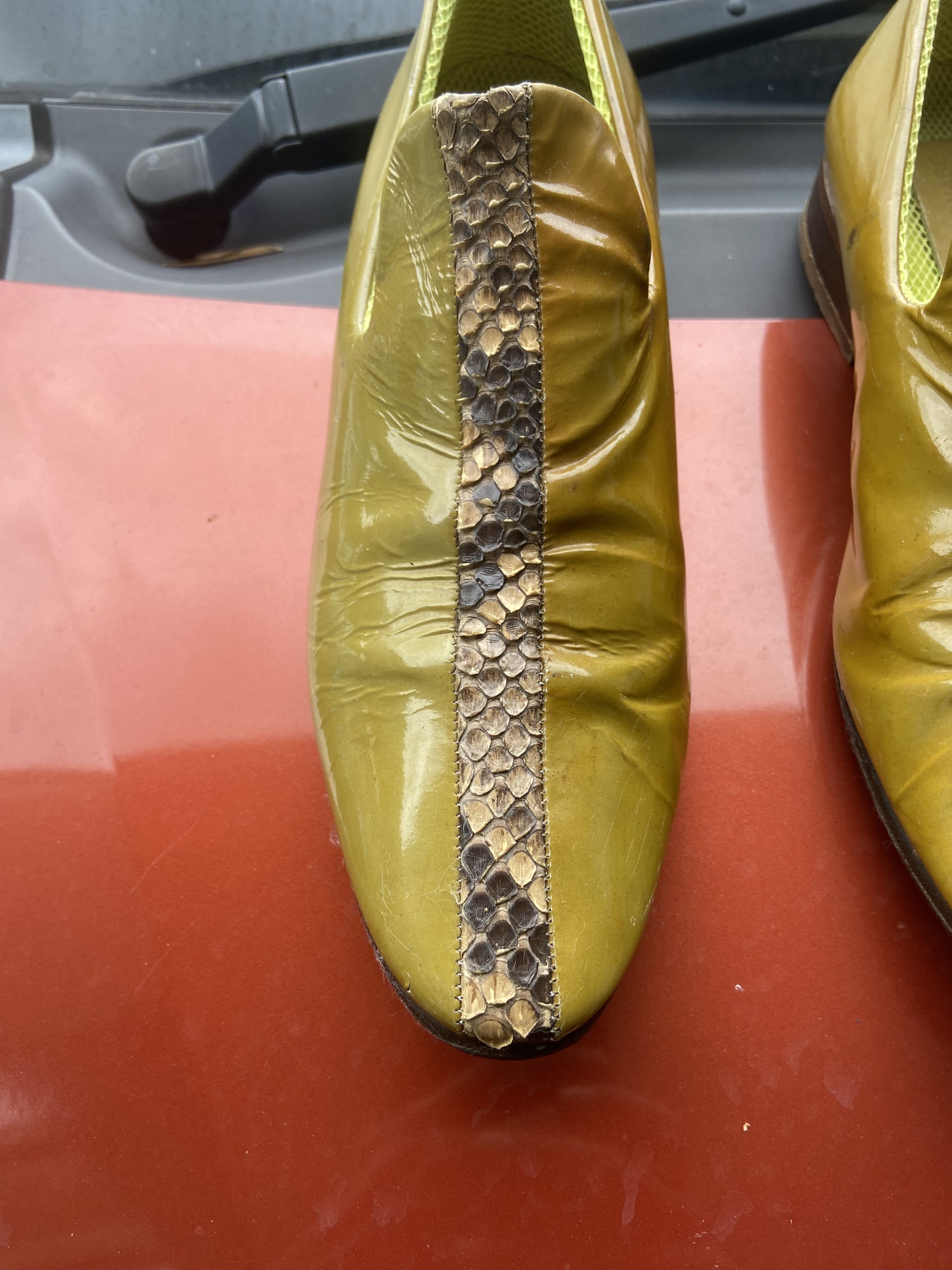 Junya Watanabe JUNYA WATANABE X COMME DES GARCONS PYTHON LOAFERS Size US 7 / EU 40 - 3 Thumbnail