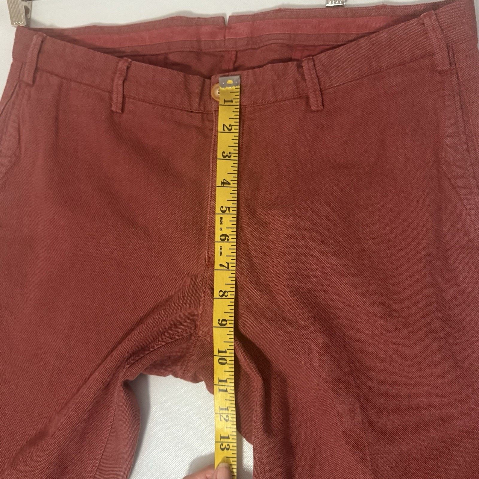 Massimo Dutti Massimo Dutto Chino Standard Slim Pants Zip Casual Career Size US 34 / EU 50 - 6 Thumbnail