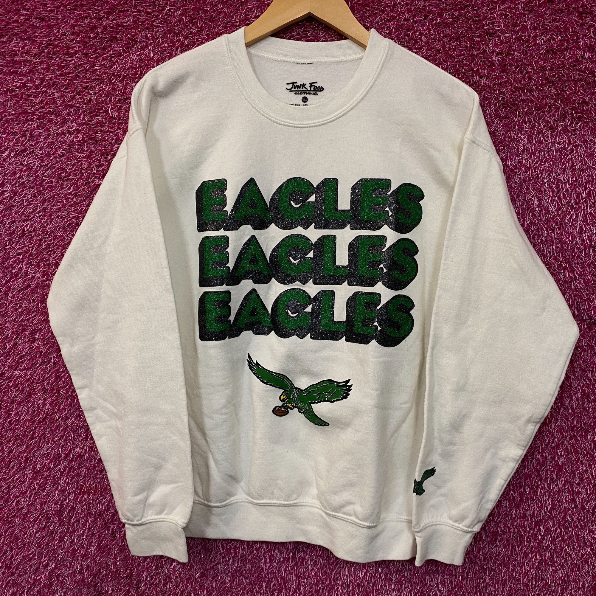 Junk Food Junk Food Clothing Philadelphia Eagles Repeat Bling Glitter Size US XXL / EU 58 / 5 - 1 Thumbnail