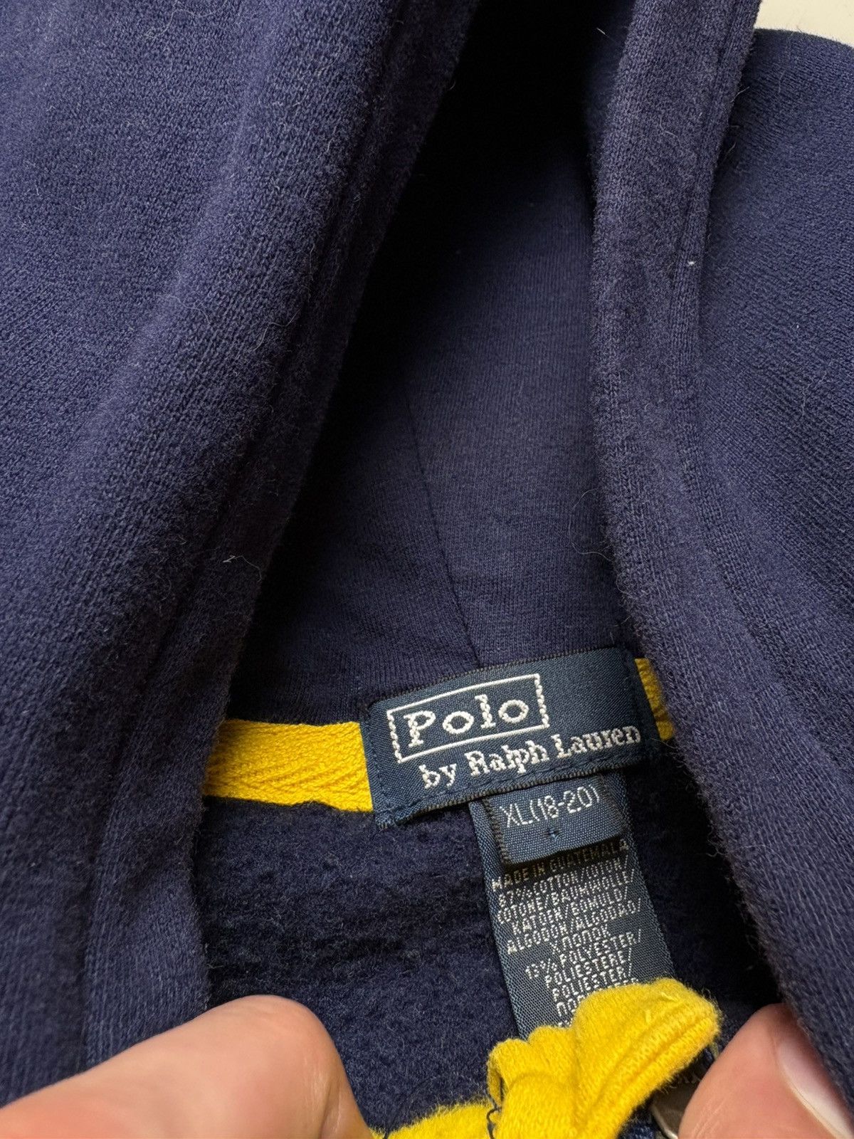 Polo Ralph Lauren Polo Ralph Lauren Vintage Hoodie Number #3 Size US XL / EU 56 / 4 - 3 Thumbnail