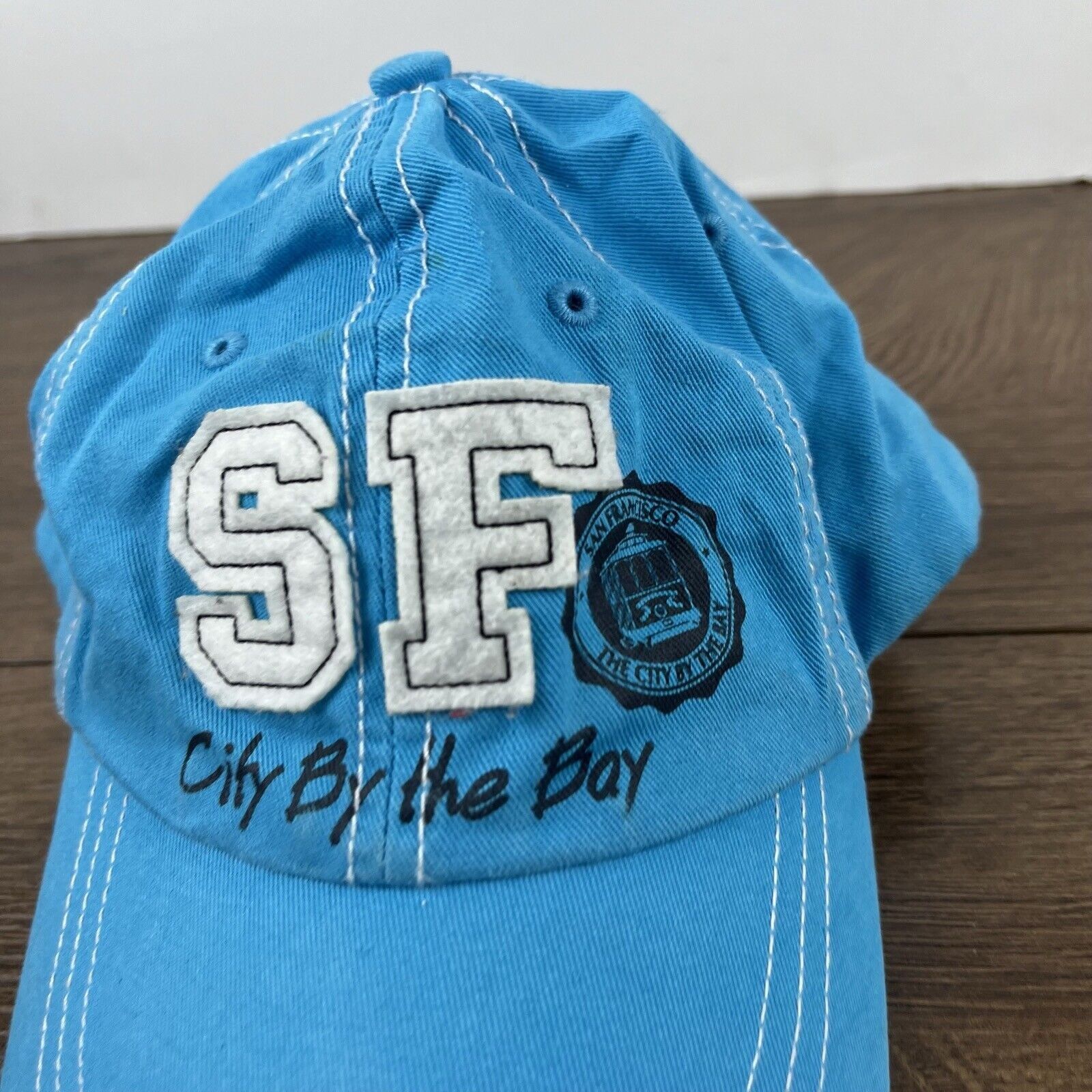 Other San Francisco Hat City by the Bay Hat Blue Cap Adjustable Bl Size ONE SIZE - 7 Thumbnail
