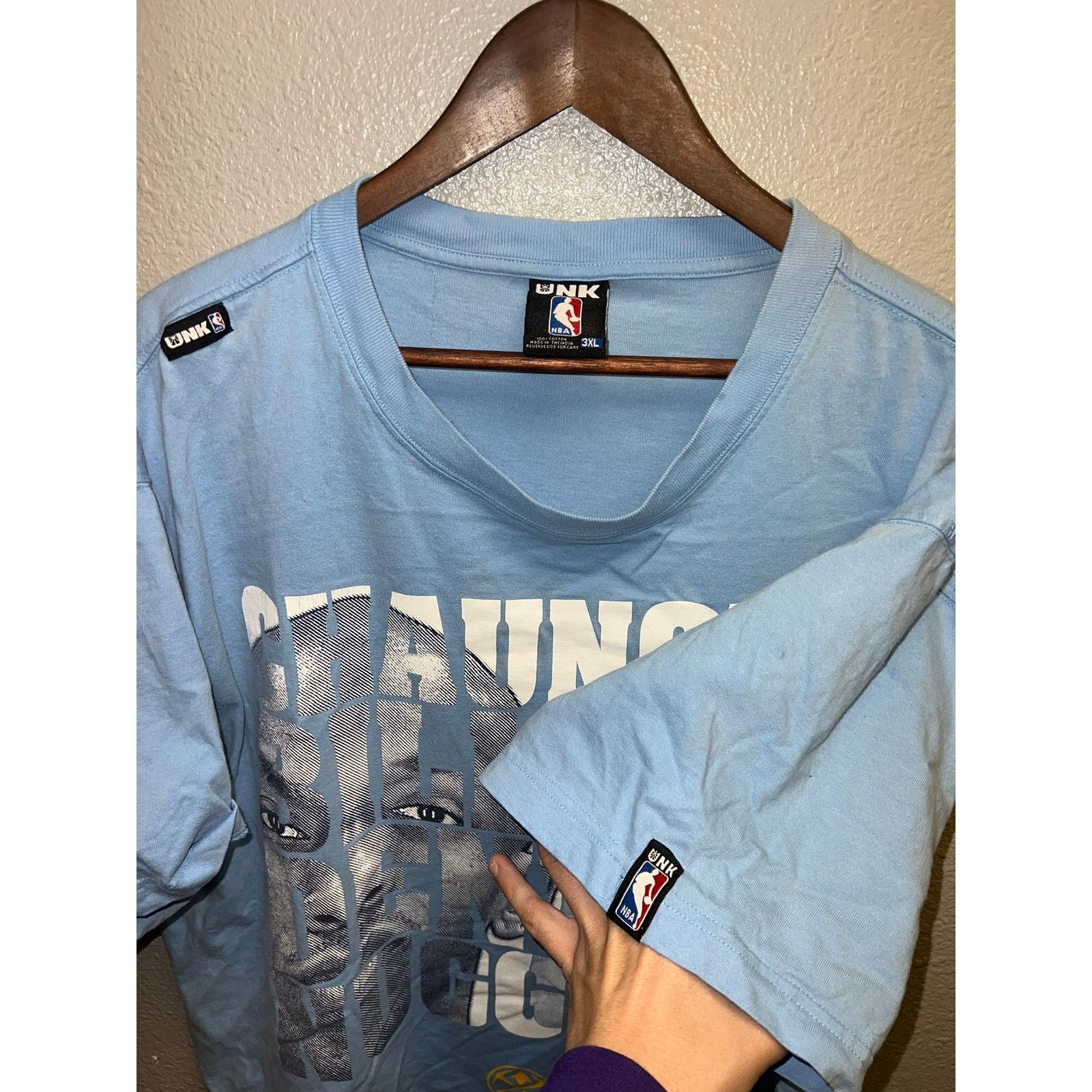 NBA Vintage Chauncey Billups Shirt NBA UNK Denver Nuggets Tee 3X Size US XXL / EU 58 / 5 - 5 Thumbnail