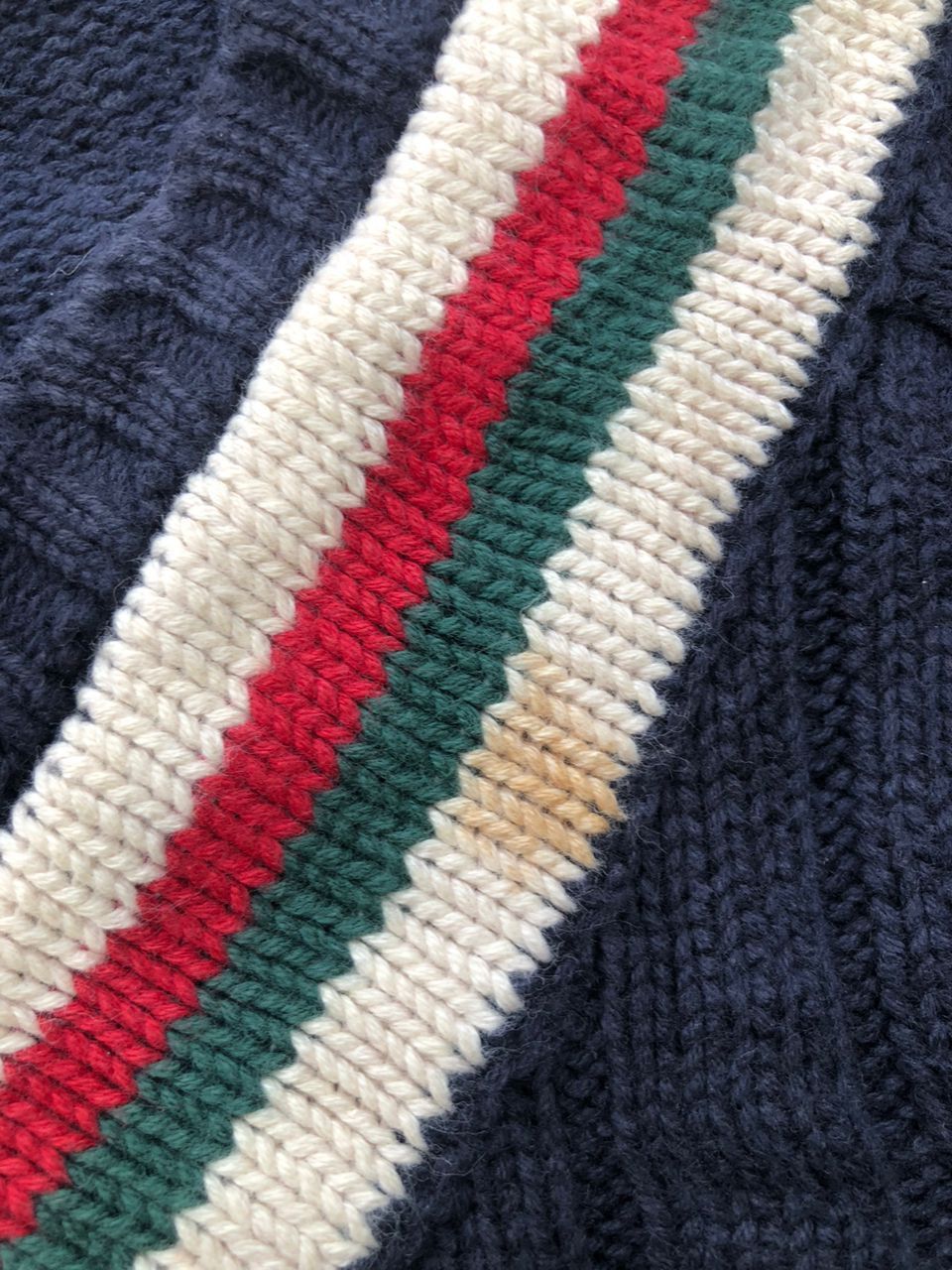 Tommy Hilfiger Tommy Hilfiger V-neck Cable Knit Sweaters Size US L / EU 52-54 / 3 - 6 Thumbnail