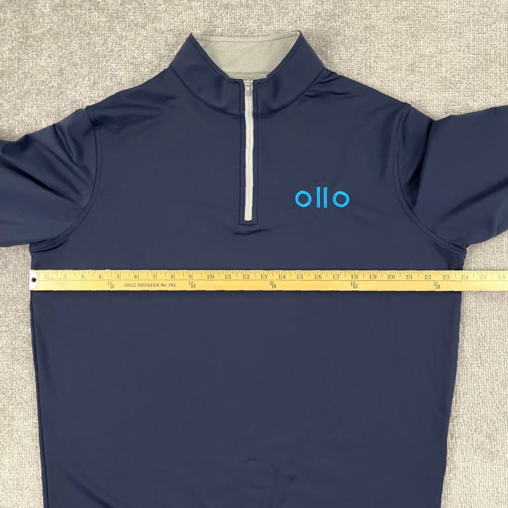 Peter Millar PETER MILLAR Pullover Mens Large Navy Blue 1/4 Zip Golf Preppy Size US L / EU 52-54 / 3 - 7 Thumbnail