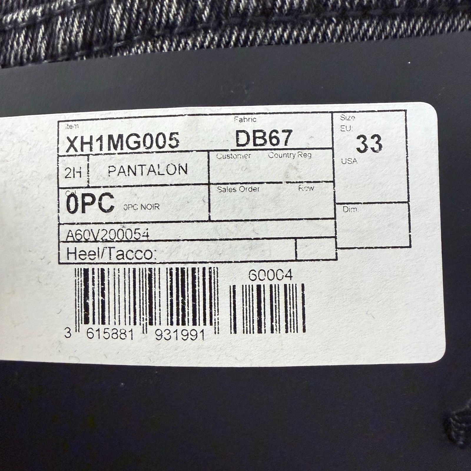 Balmain NWT $1350 Value Balmain Biker Jeans Washed Black Moto Denim Size US 33 - 8 Thumbnail