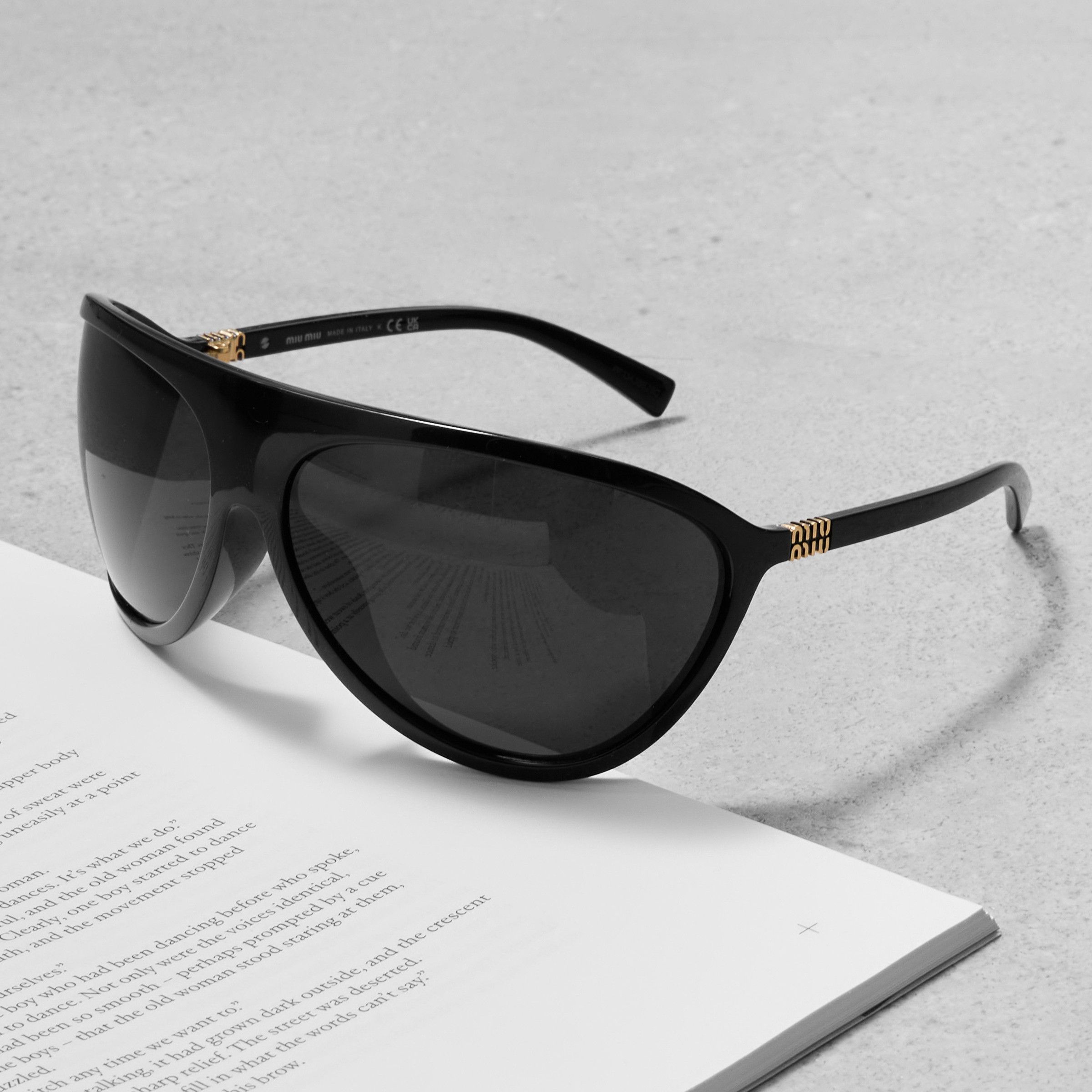 Miu Miu MIU MIU MU A01S 1AB5S0 Sunglasses Size ONE SIZE - 2 Thumbnail
